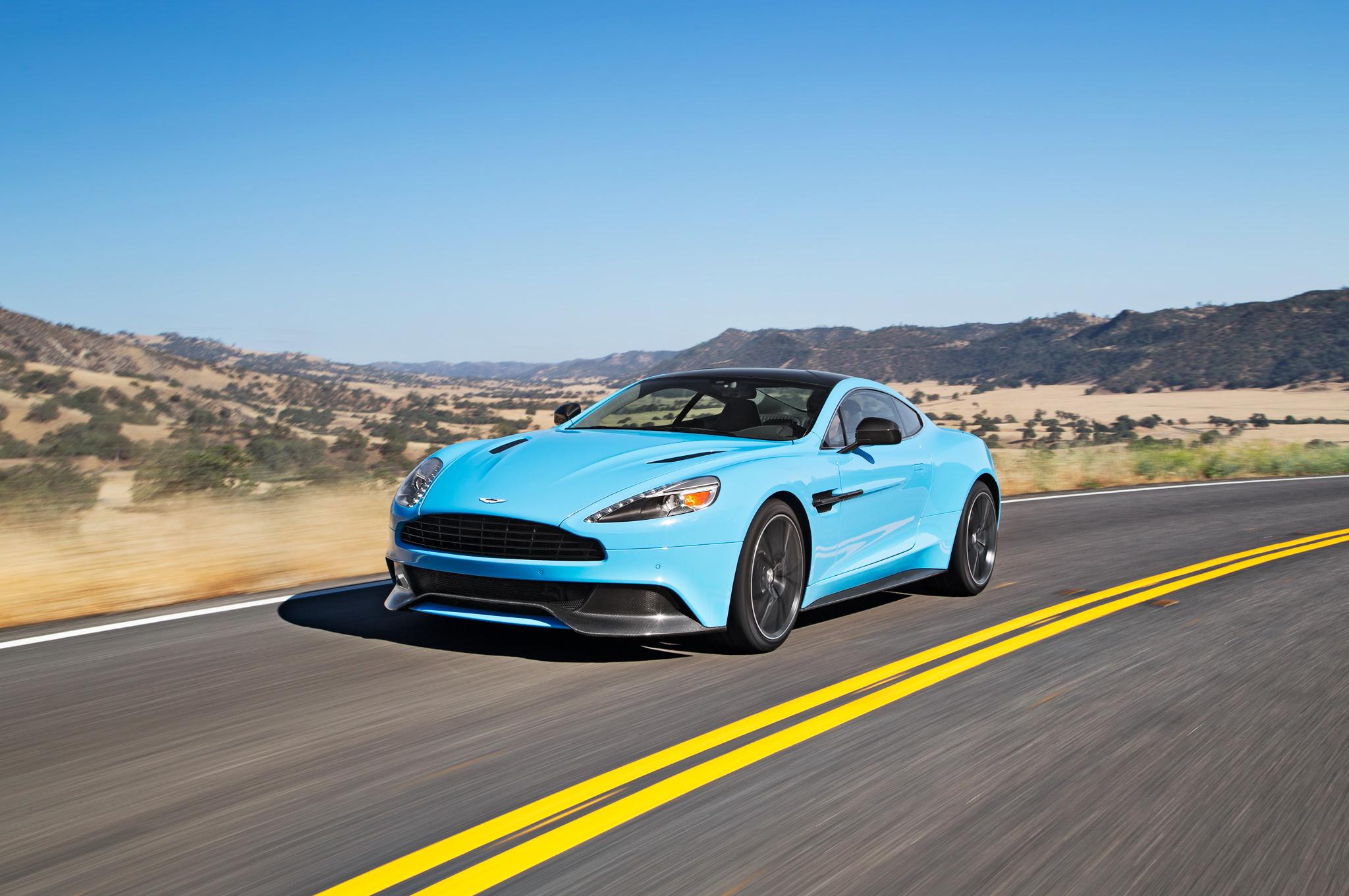 Blue Aston Martin Vanquish HD Wallpapers Car Pictures Website