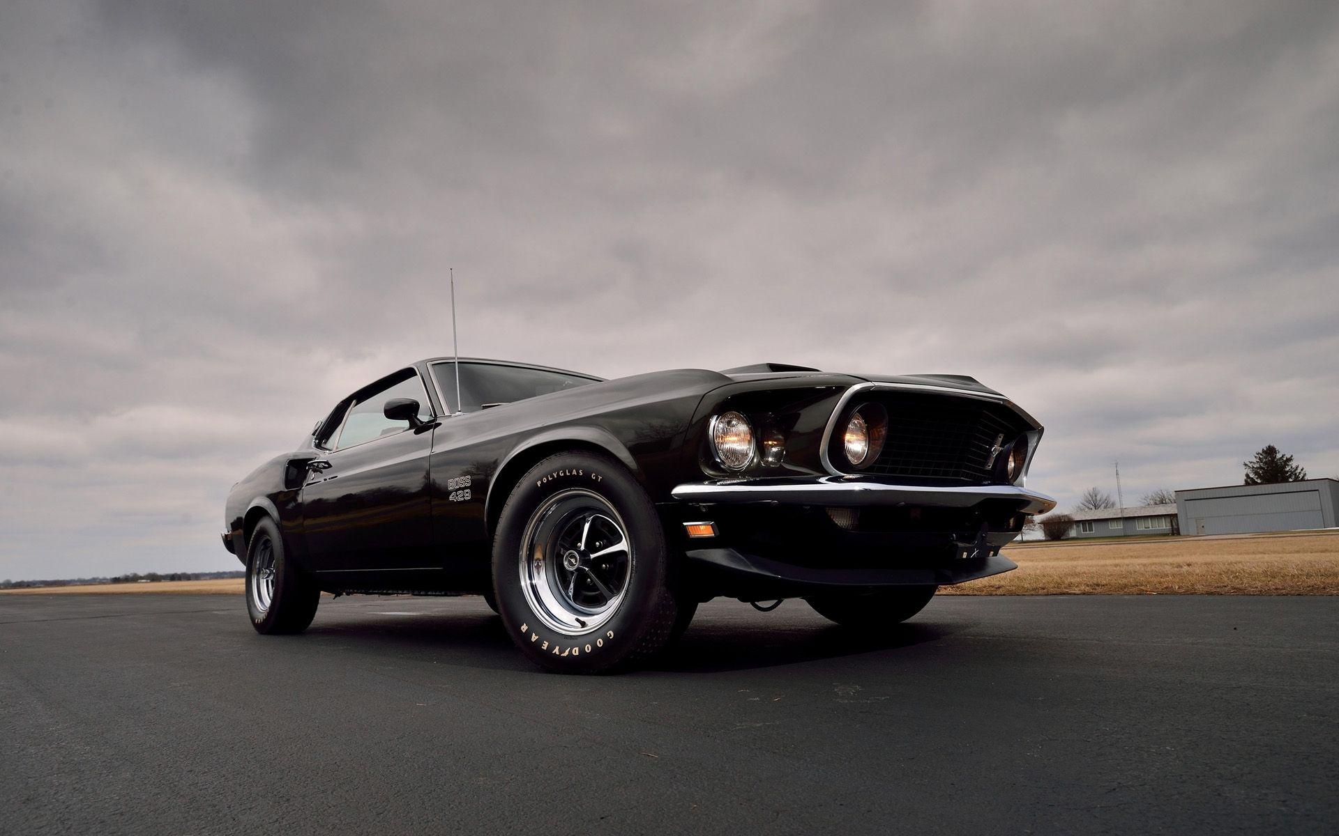 1969 Ford Mustang Boss 429 Black Jade