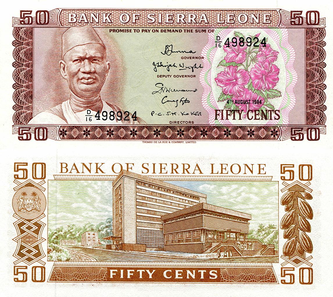 Wallpapers Banknotes 50 cents Sierra Leone Money