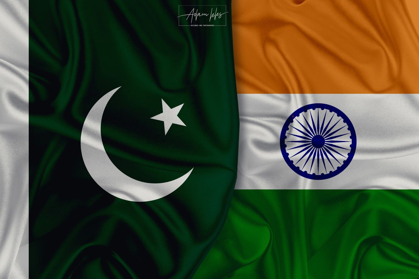 wallpapers flag India and Pakistan World flags backgrounds