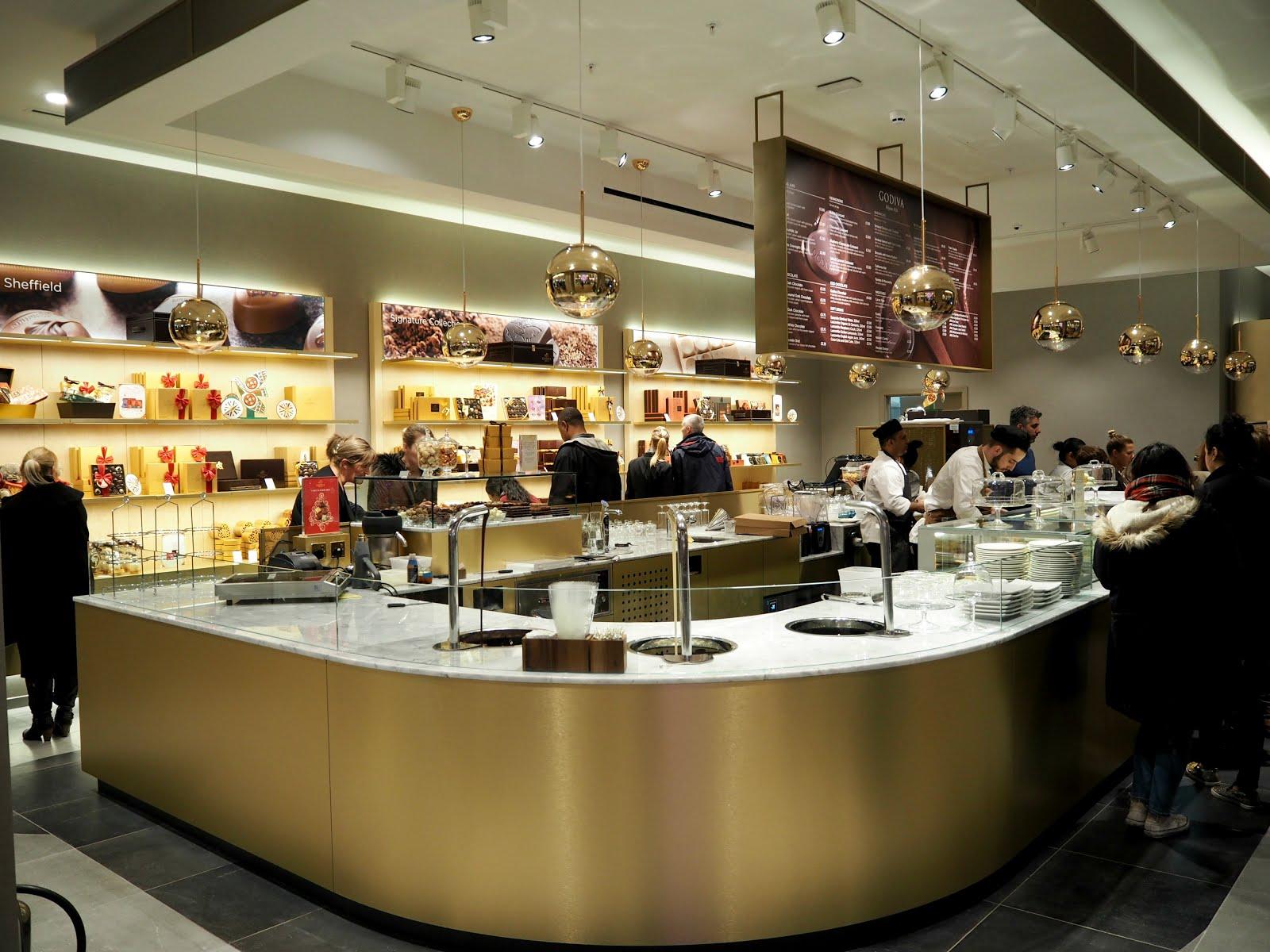 New to Meadowhall… Godiva Chocolate Cafe