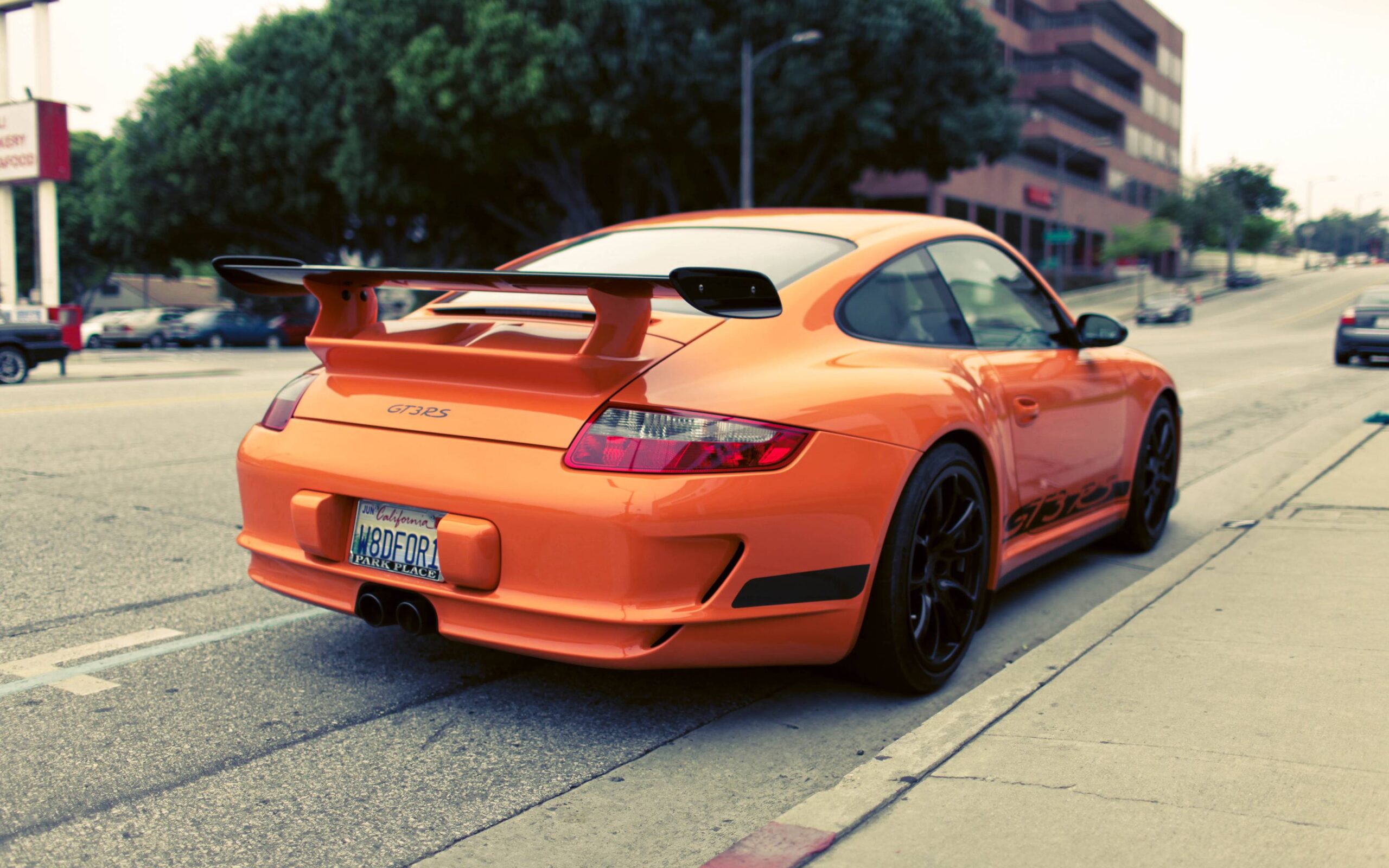 Orange Porsche GT3 RS Wallpapers