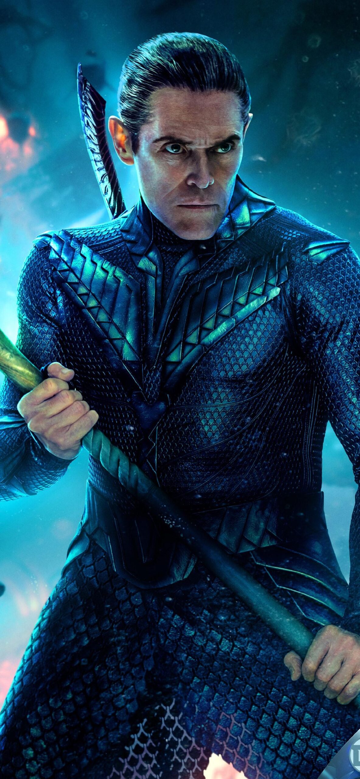 Willem Dafoe, Vulko, Aquaman 2018 iPhone XS Max wallpapers