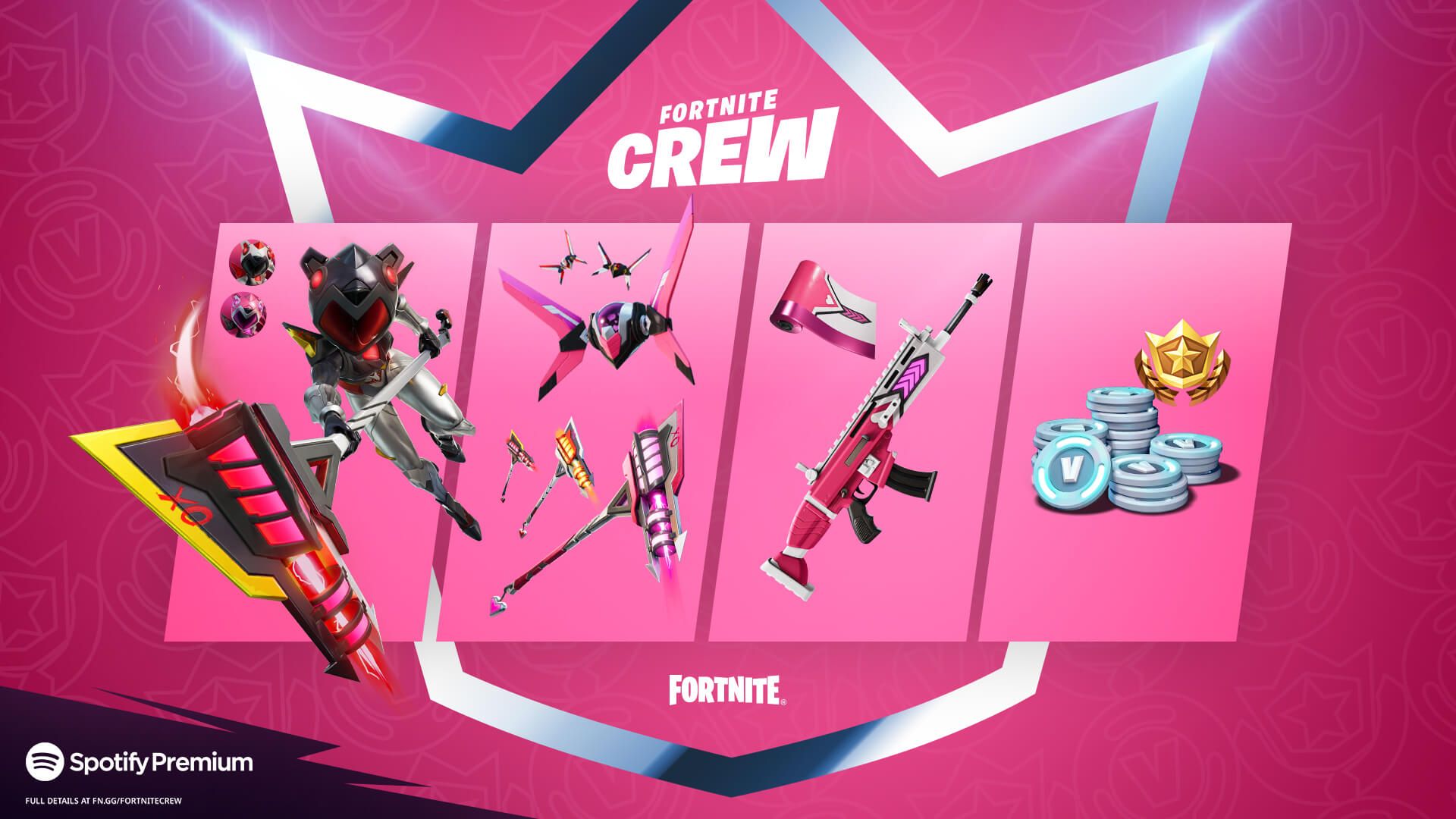 Mecha Cuddle Master Activates in Fortnite Crew for June