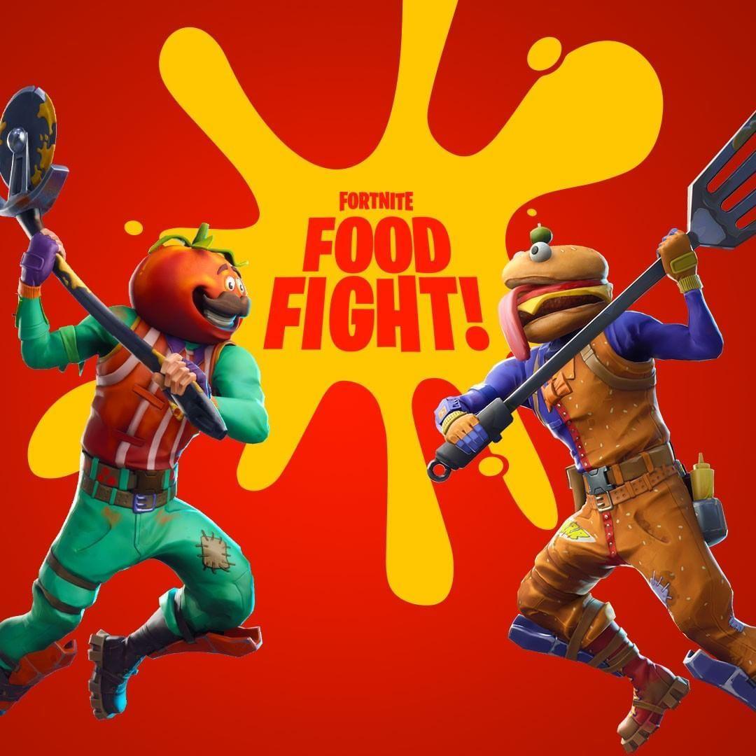 Playing Fortnite NEW MODE!!! Food Fight!!!