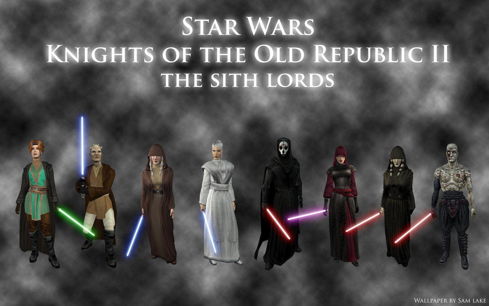 KotOR II Characters Wallpapers by SamLake10