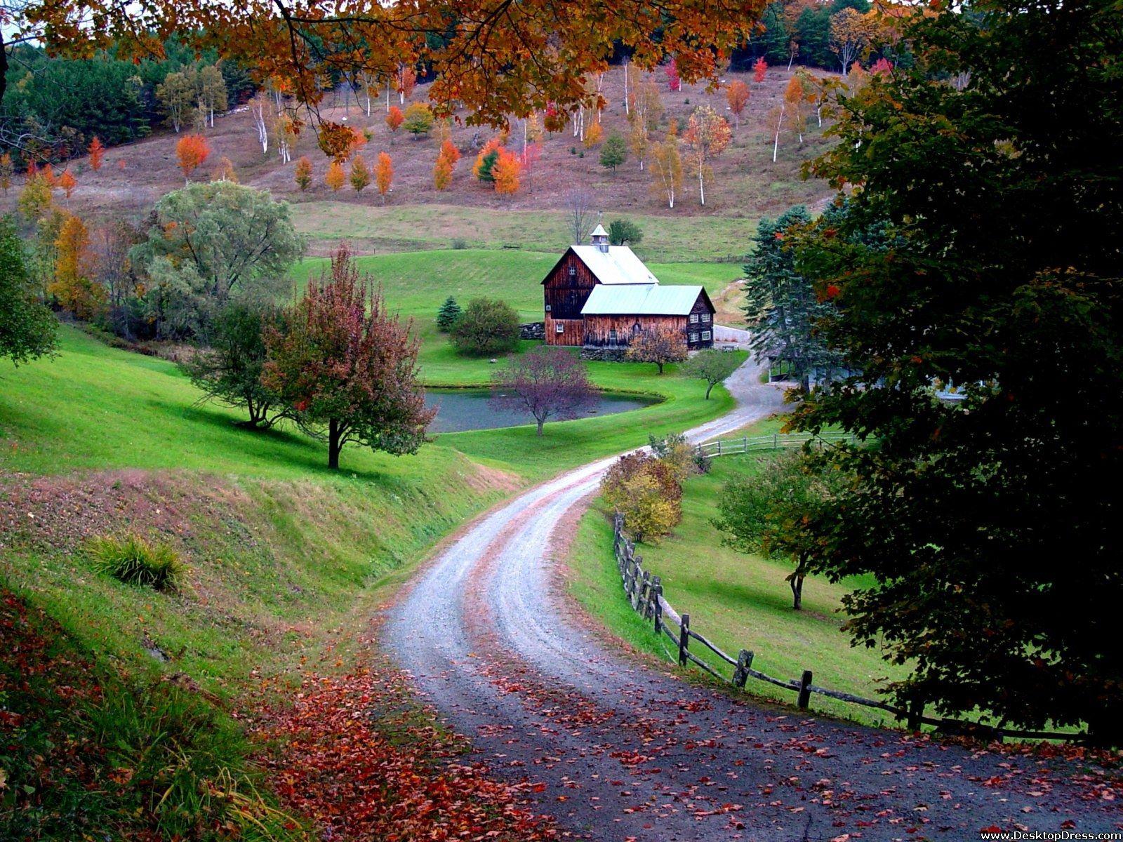 Desktop Wallpapers » Natural Backgrounds » Sleepy Hollow Farm