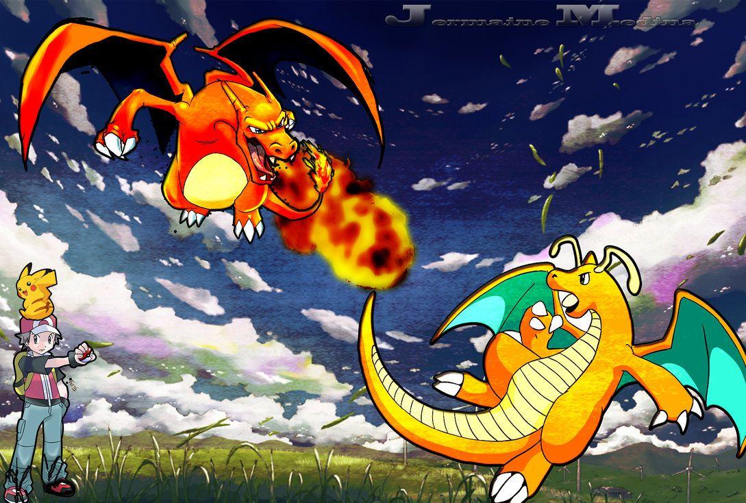 Charizard Vs Dragonite Wallpapers by Gamingthefudge