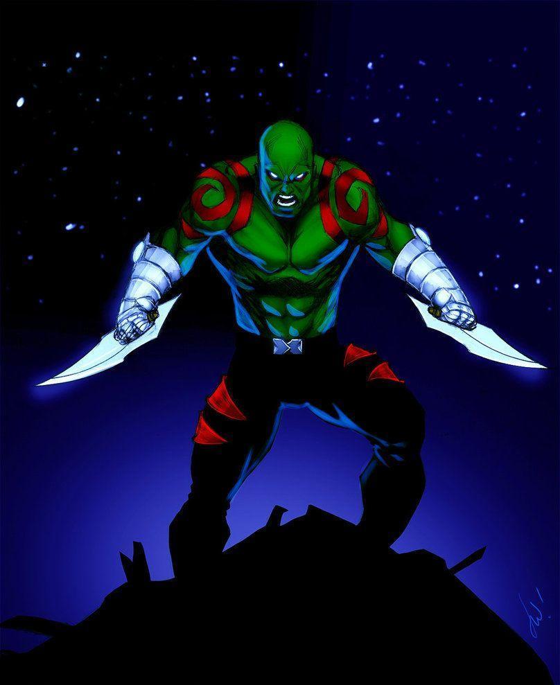 Drax the Destroyer colors by JoeWillsArt