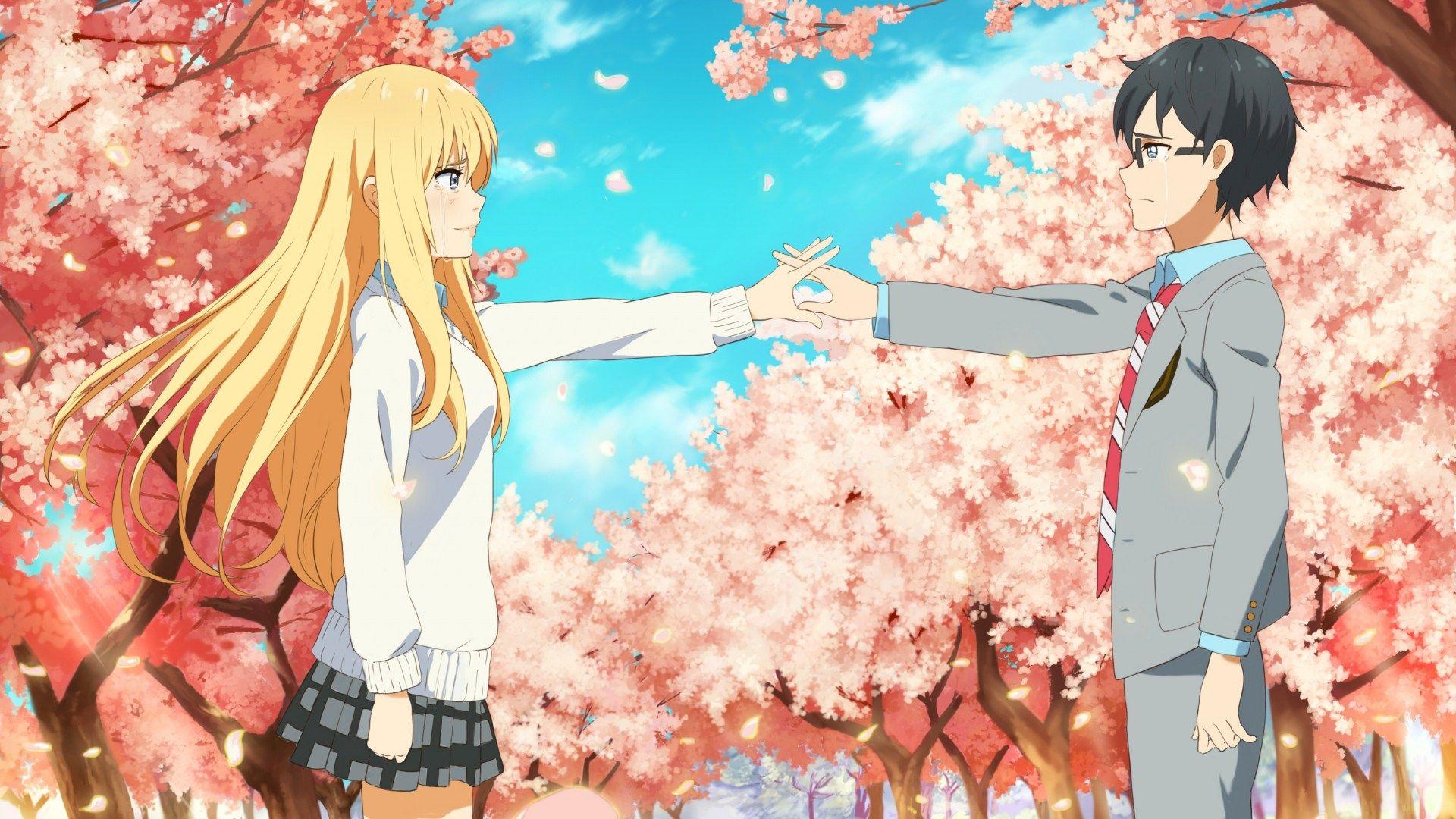 Kaori Miyazono, Kousei Arima, Your Lie in April HD Wallpapers