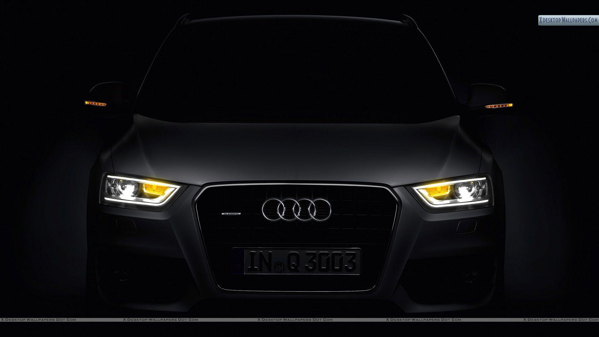 Audi Q3 Front Picture in Dark Wallpapers