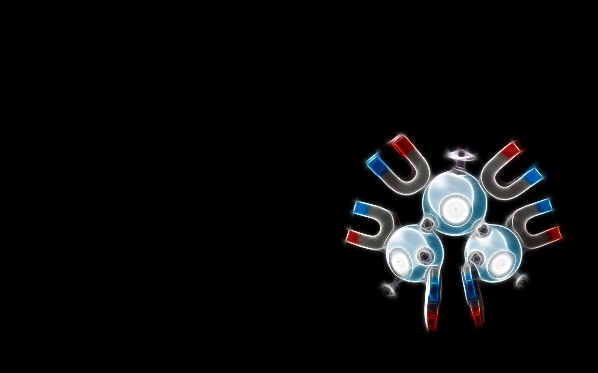 Pokemon black backgrounds magneton Wallpapers free desktop