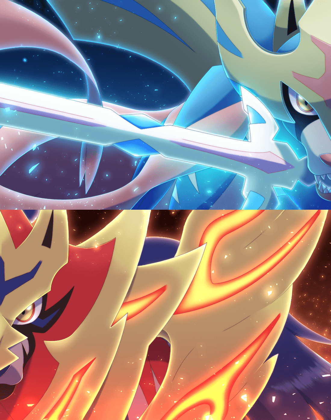 Zacian and Zamazenta : PokemonSwordAndShield