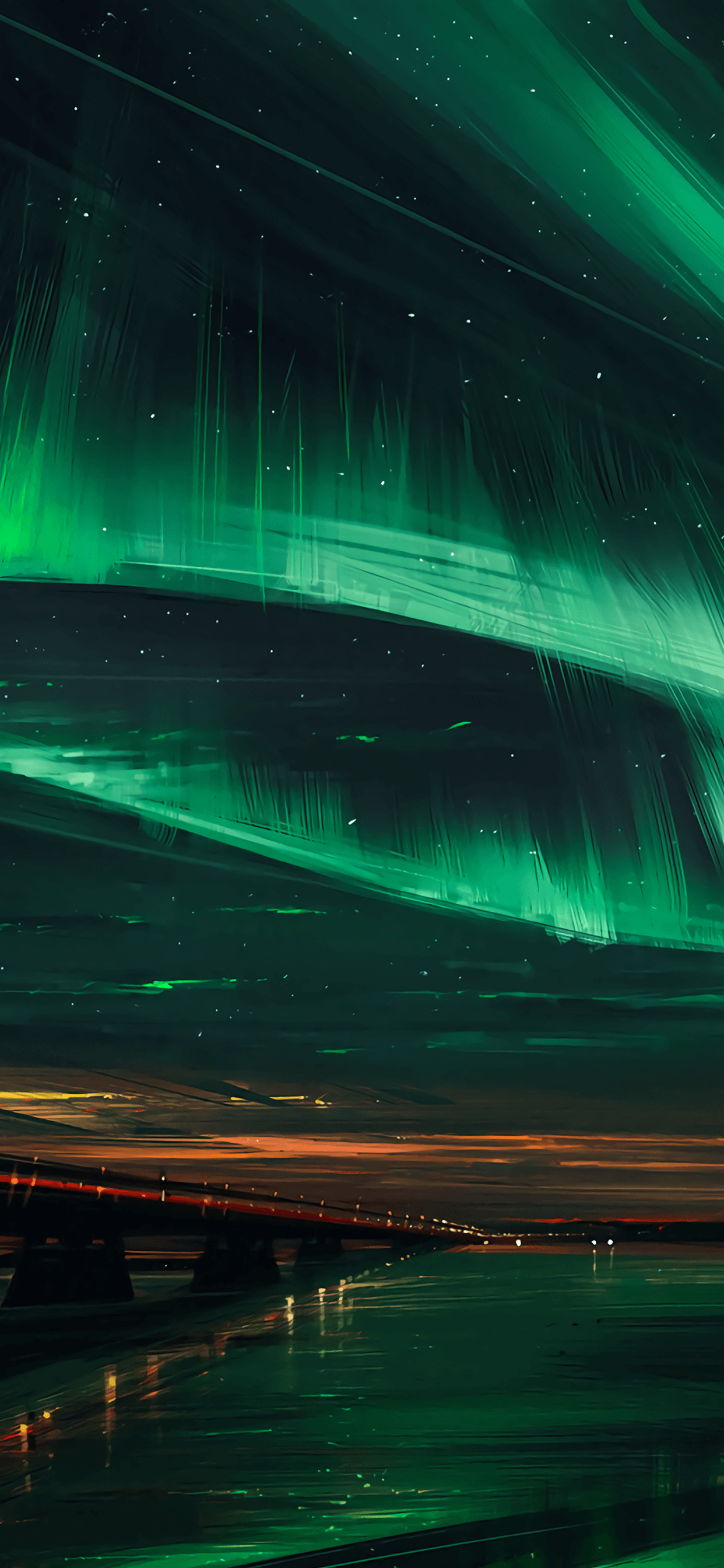 Aurora Borealis Digital Art []