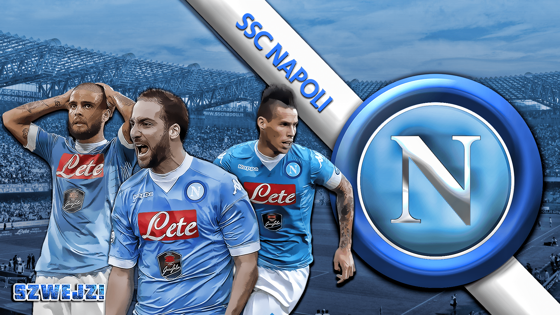 SSC Napoli Wallpapers by szwejzi