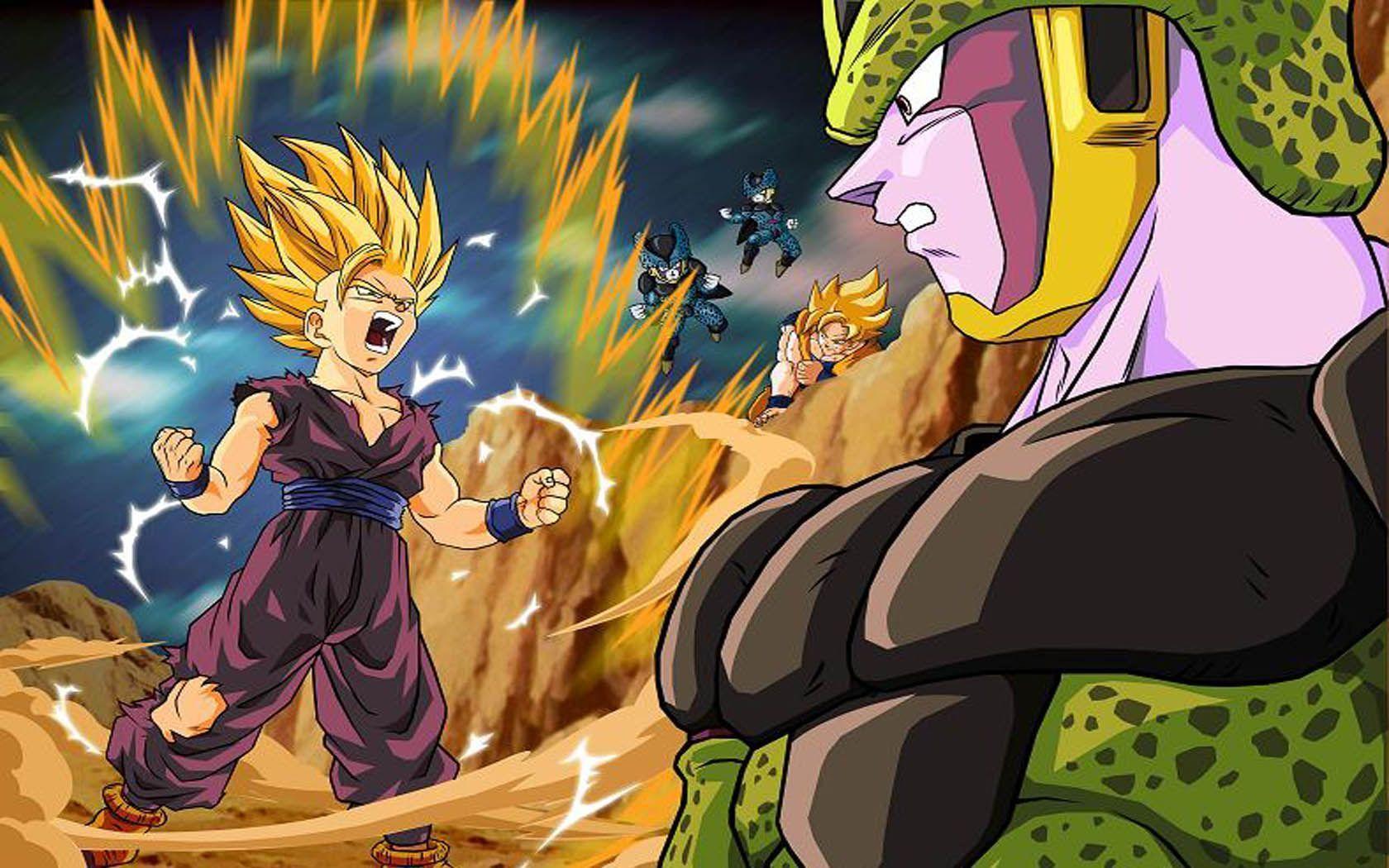 Download Cell Anime Son Gohan Dragon Ball Wallpapers