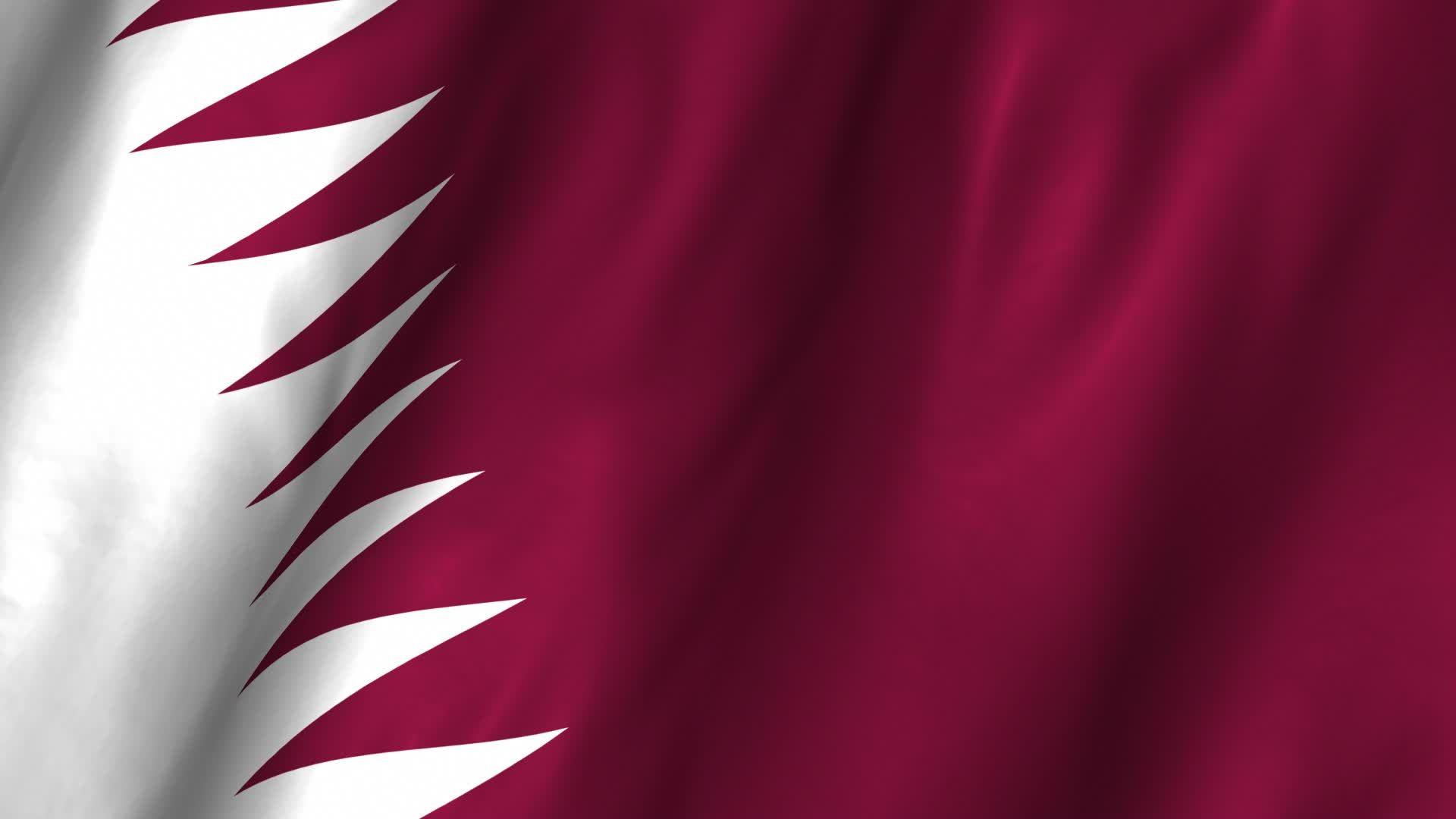 Flag Of Qatar With