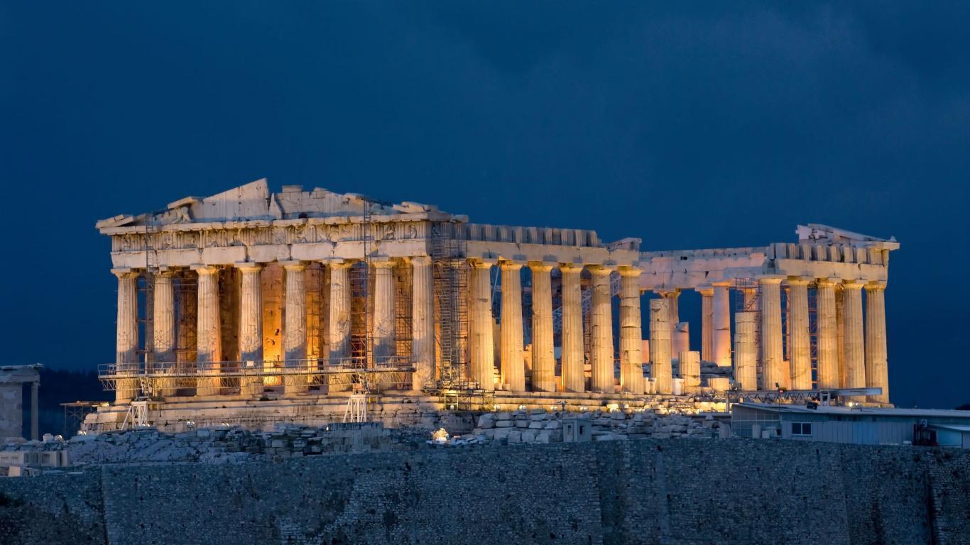 Parthenon Acropolis Night View Wallpapers – Travel HD Wallpapers