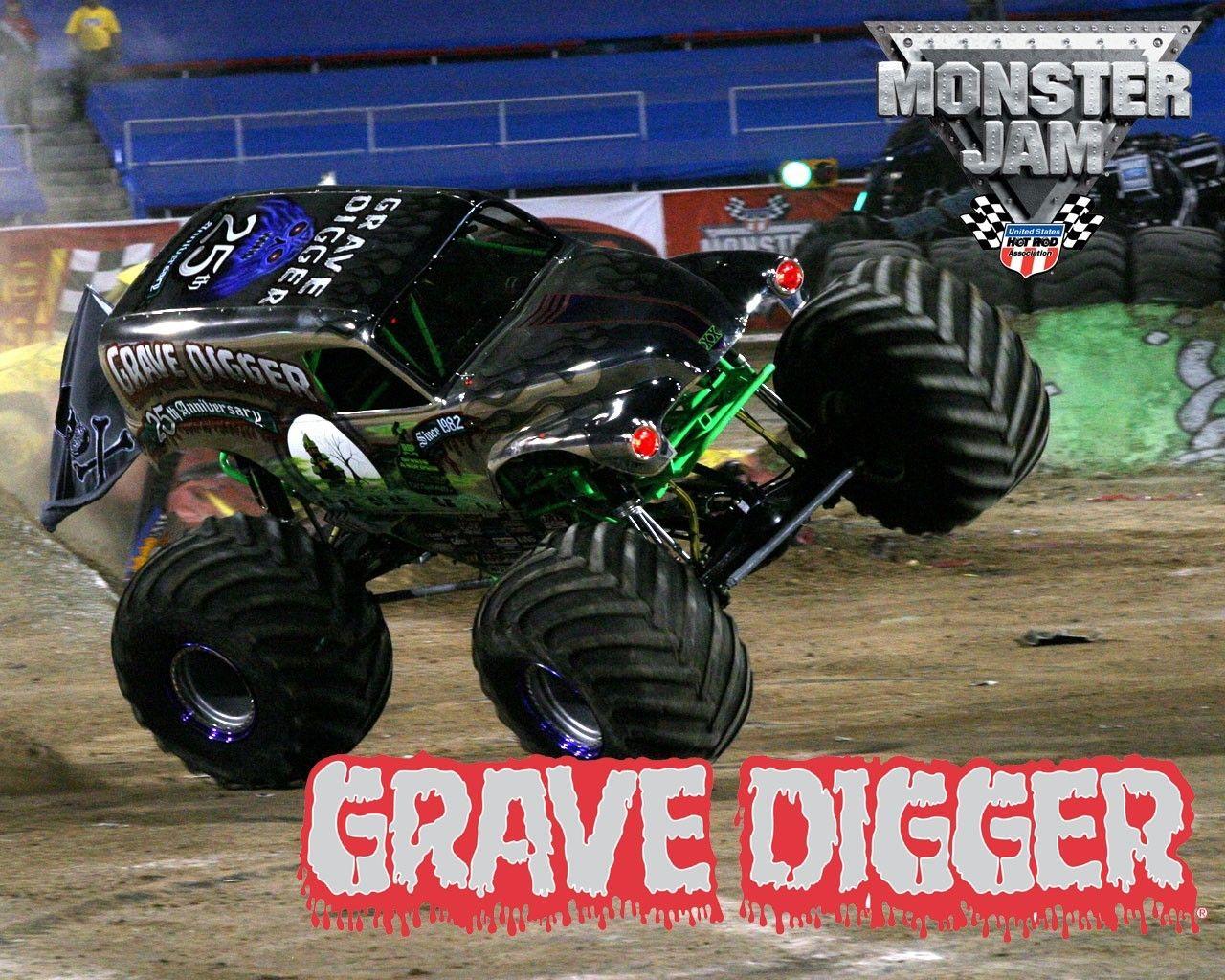 Cars monster truck grave digger jam wallpapers