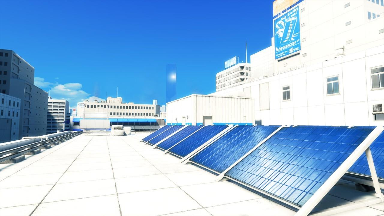 Mirrors edge solar panels wallpapers