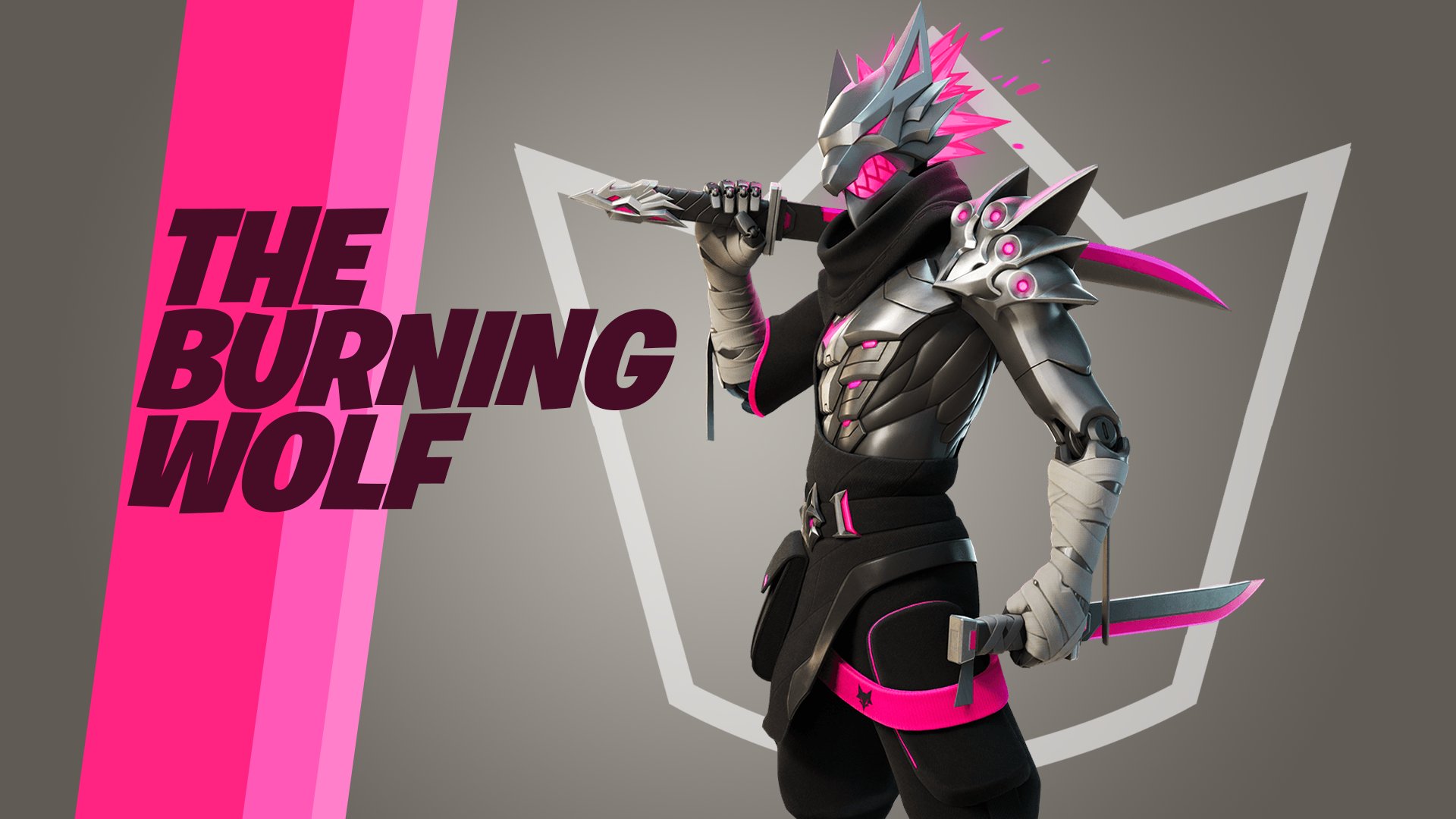 The Burning Wolf Fortnite wallpapers