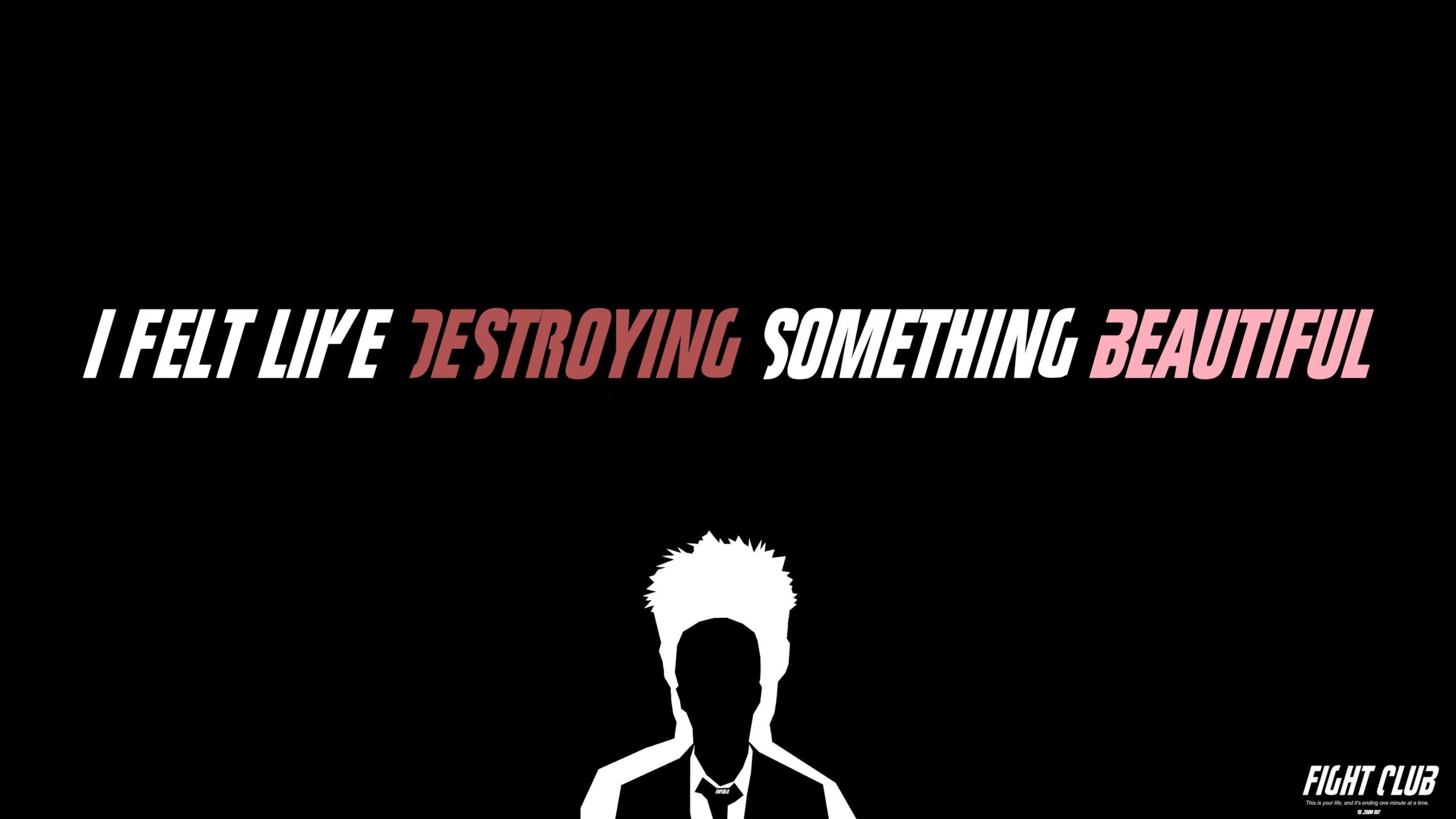 Fight Club Typography, HD Typography, 4k Wallpapers, Image