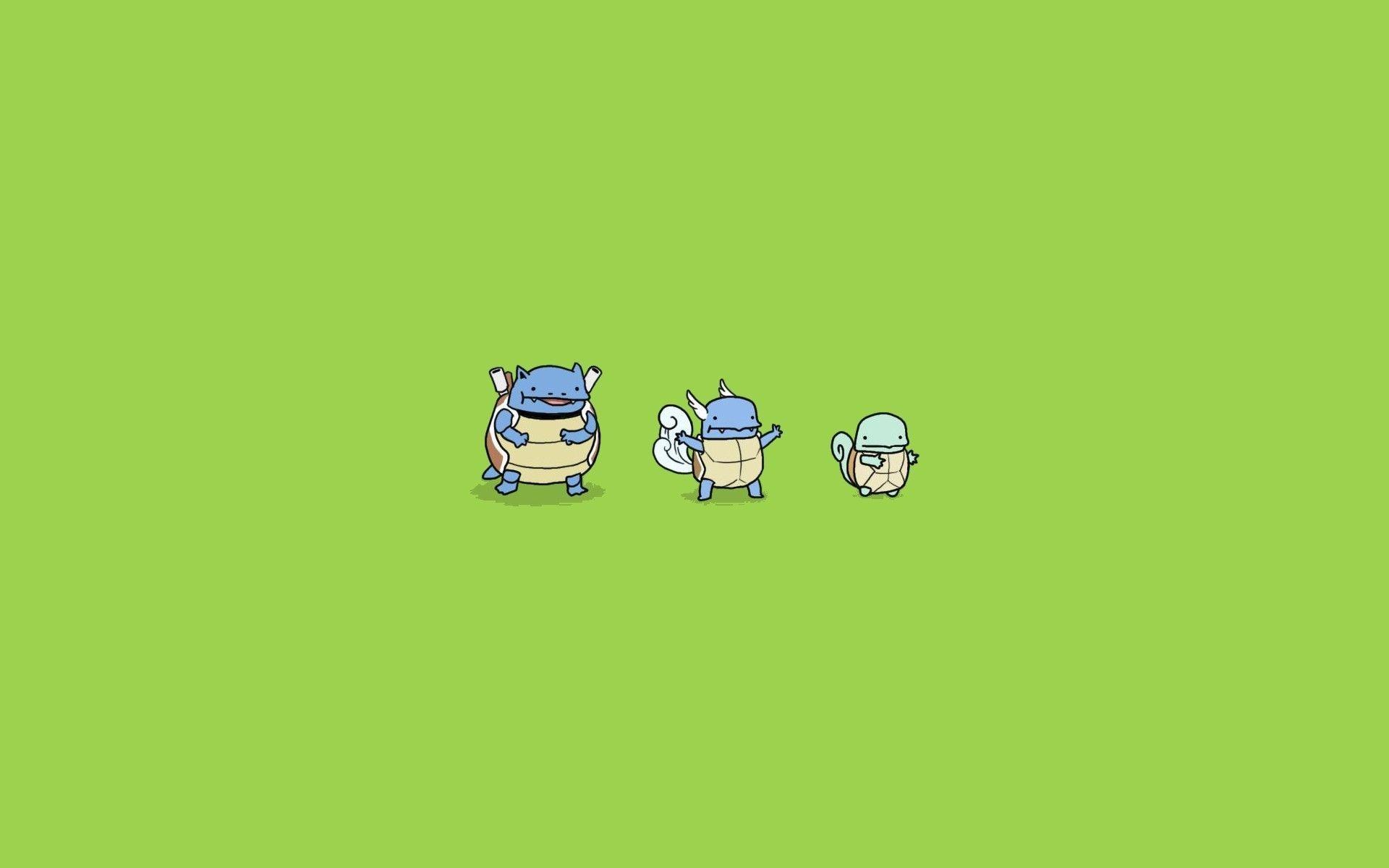 Wartortle, Squirtle, Blastoise