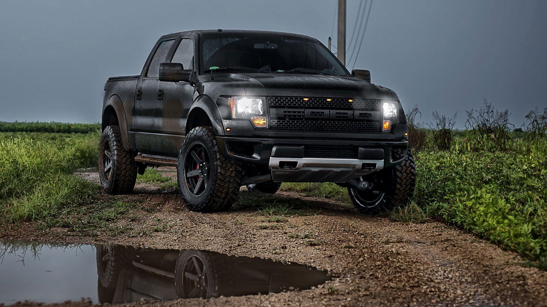 Black Ford Raptor 3 Widescreen Wallpapers