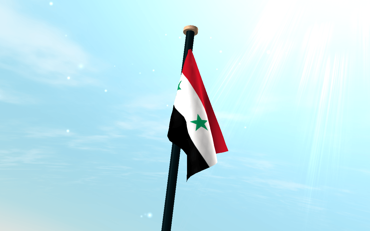 Syria Flag 3D Free Wallpapers