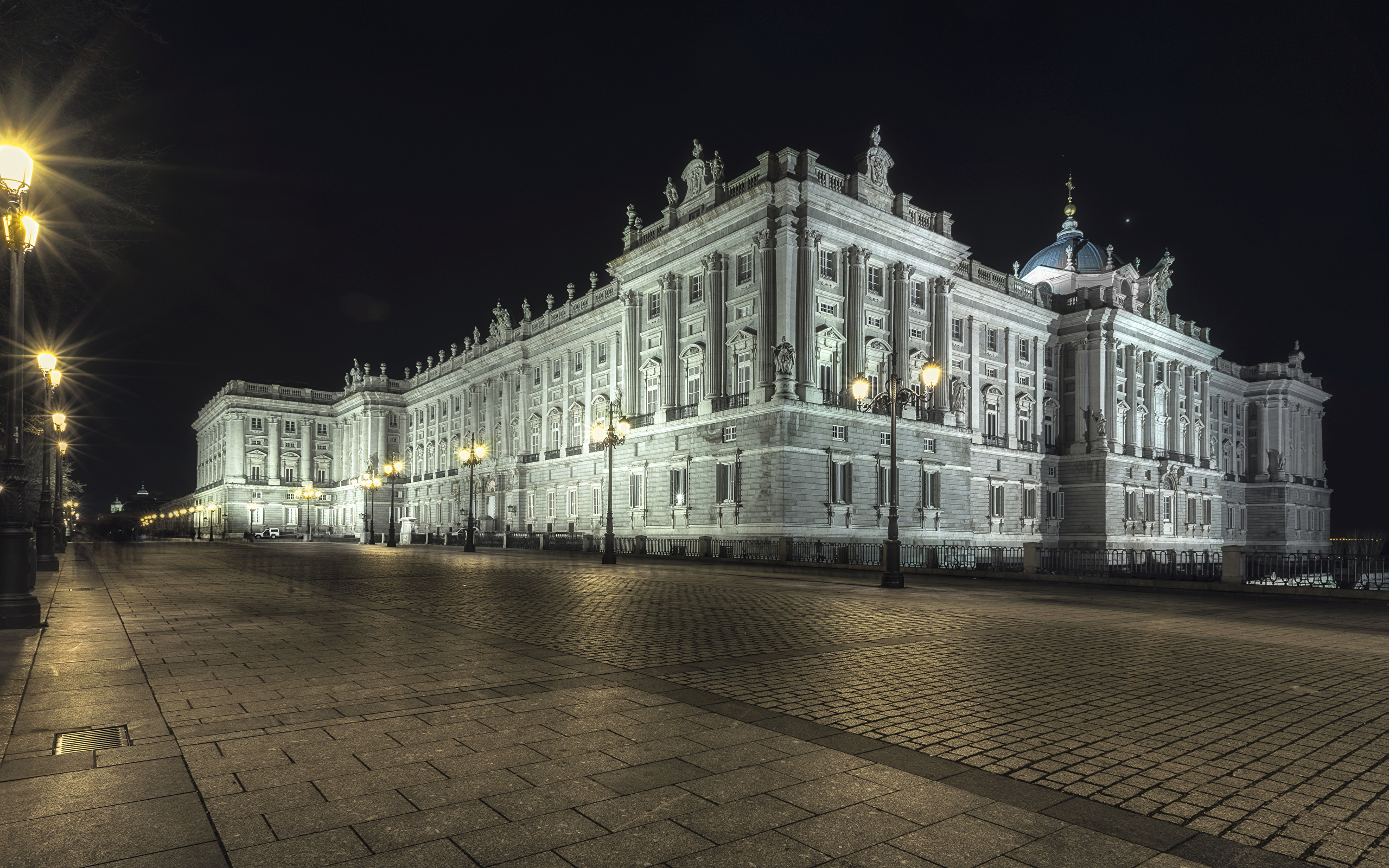 Wallpapers Madrid Palace Spain Town square Palacio de