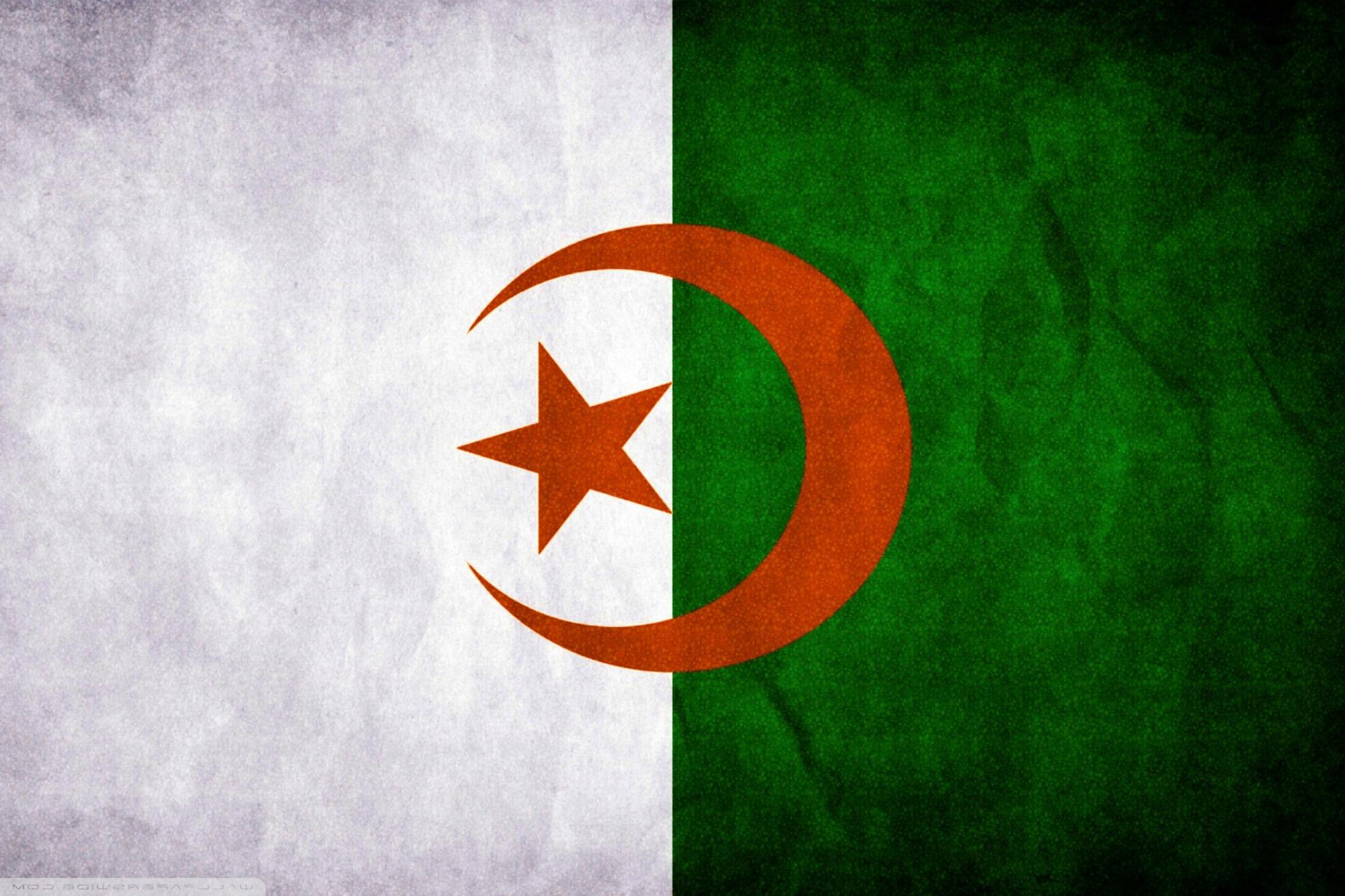 Algeria Flag download high quality desktop wallpapers