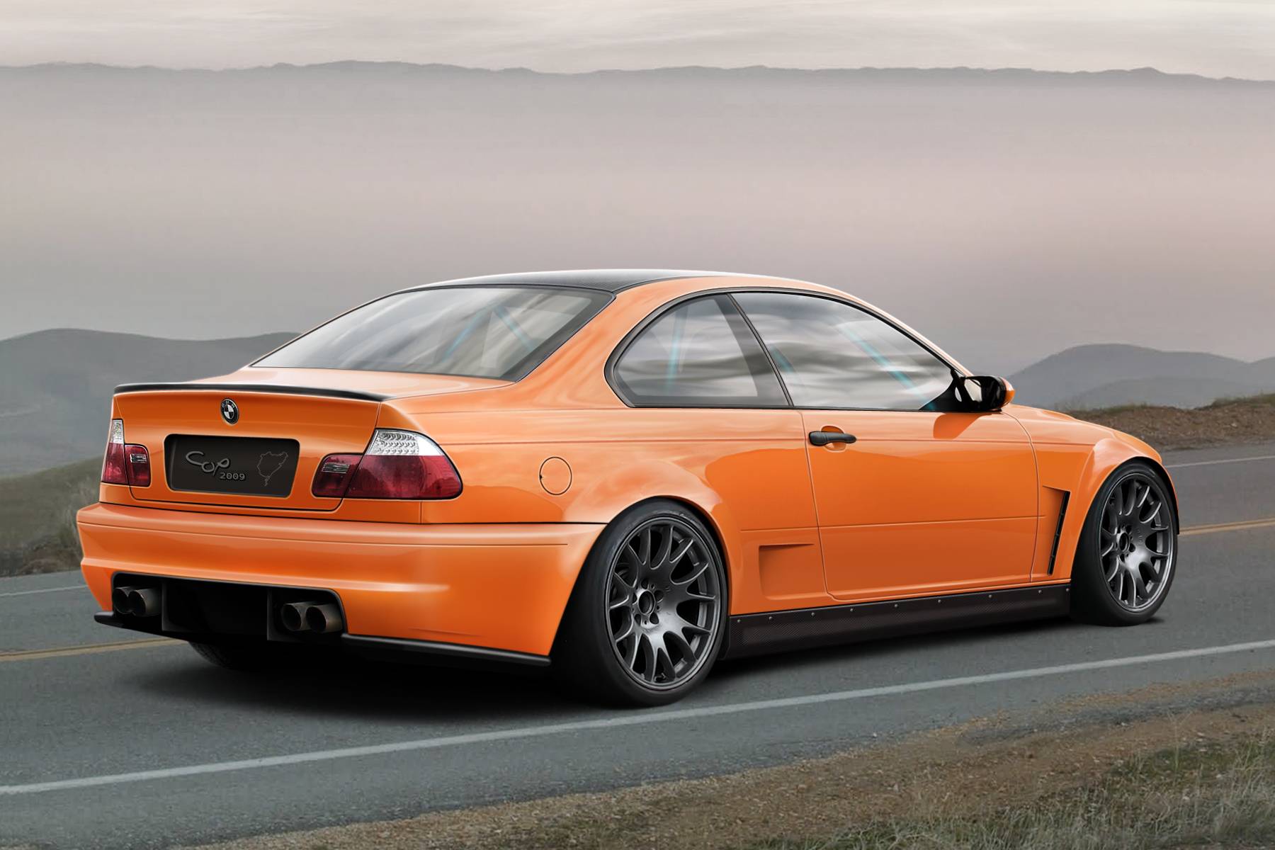 HD Bmw E46 M3 Wallpapers 131 Hd ~ Bmw E46 Black, 4 Door, Body Kit