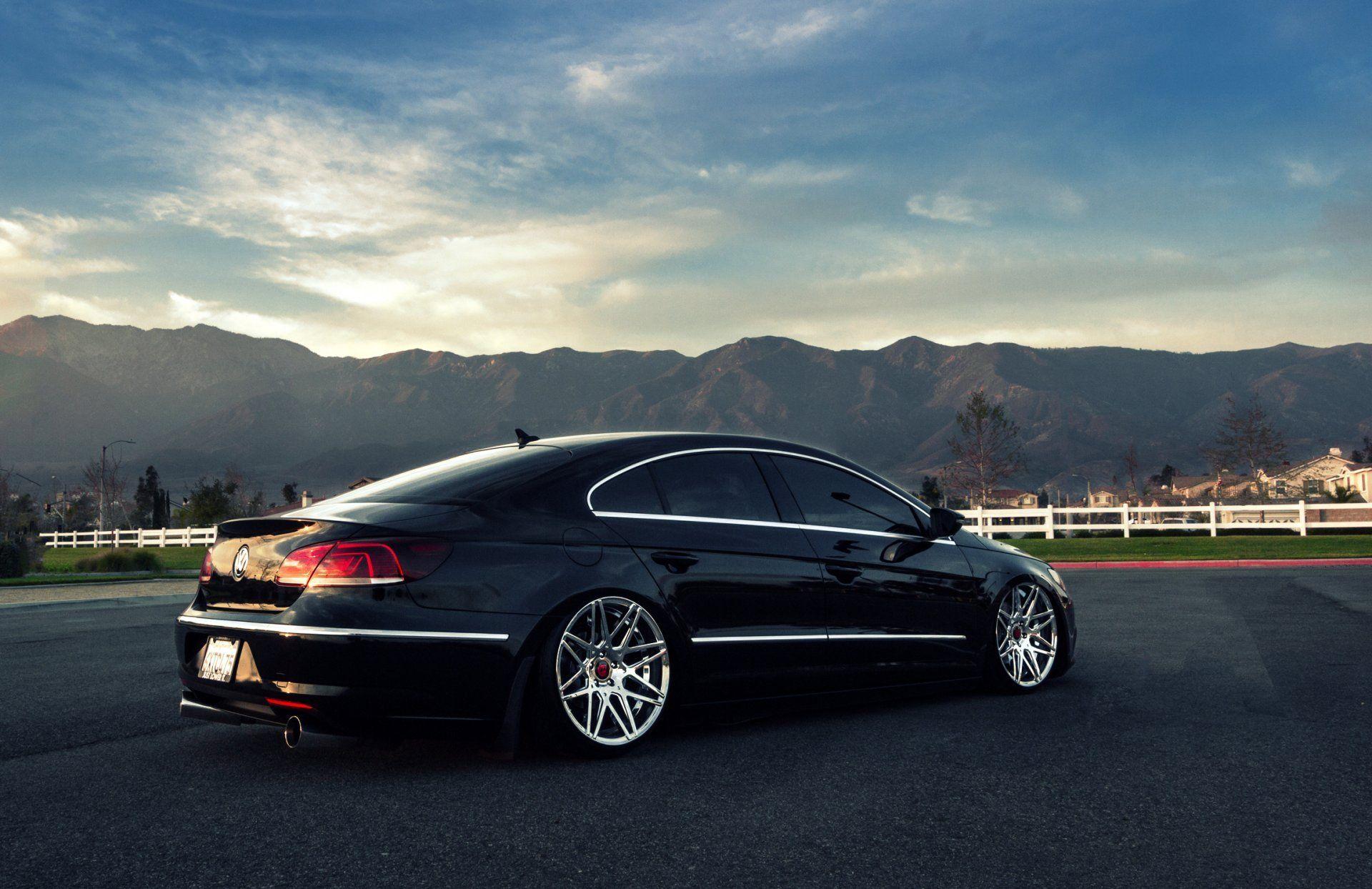 volkswagen passat cc tuning volkswagen passat black HD wallpapers