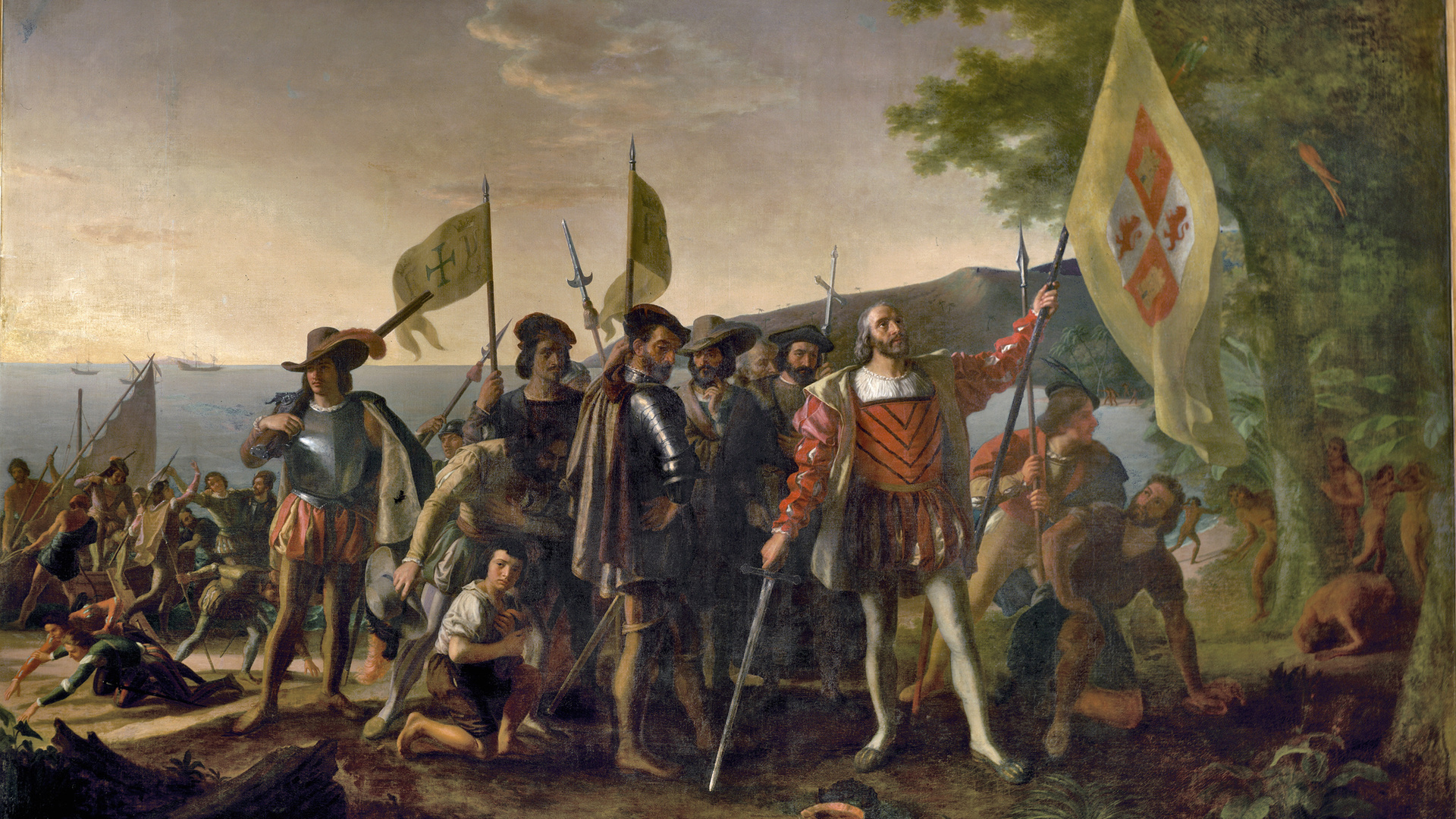 John Vanderlyn Painting, Christopher Columbus, Christopher