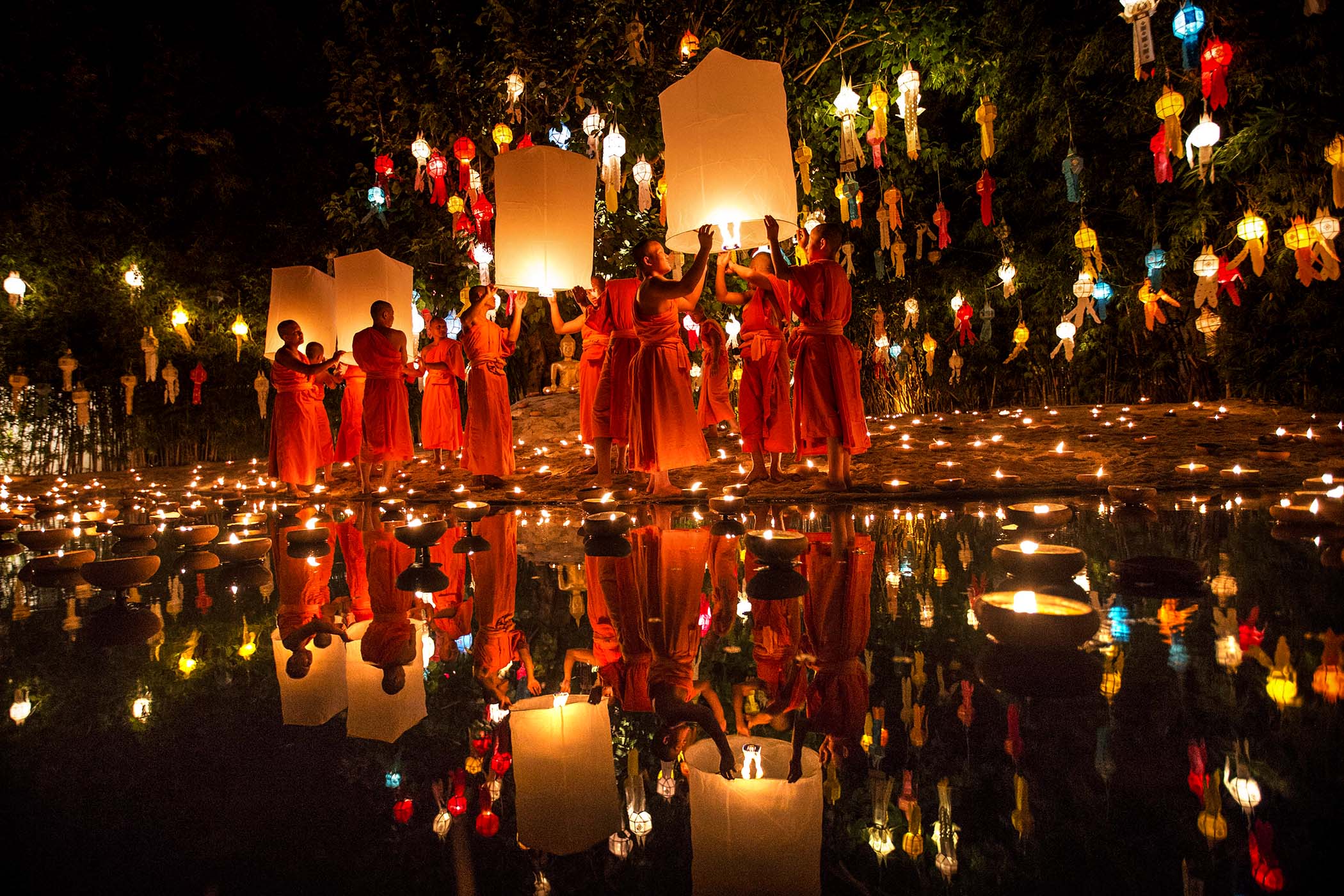 Free photo: Loi Krathong Festival