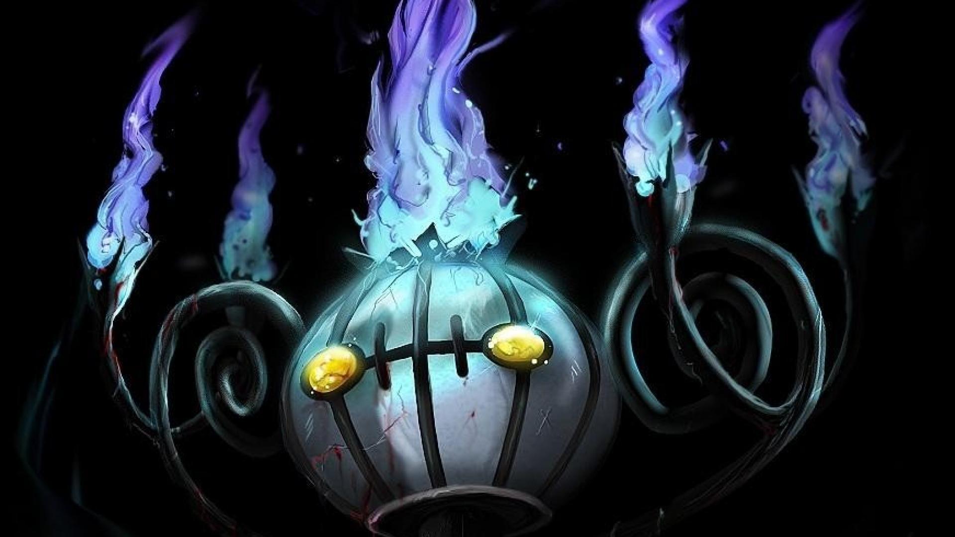 Pokemon digital art artwork chandelure wallpapers