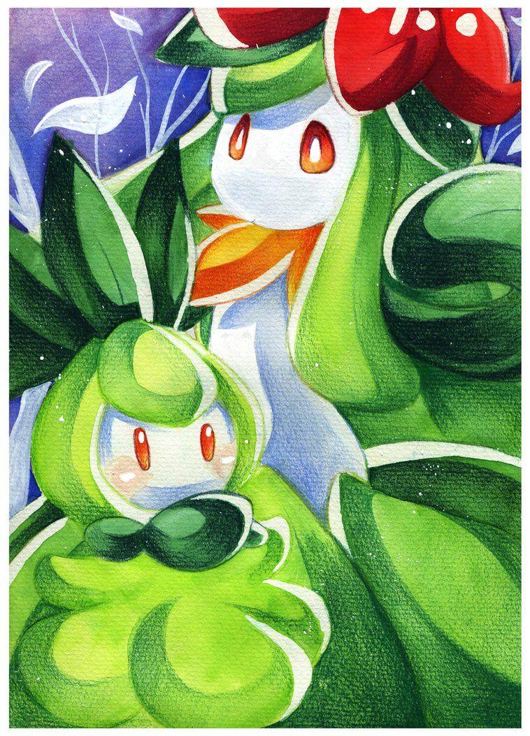 30DoD: Petilil and Lilligant by Chibi