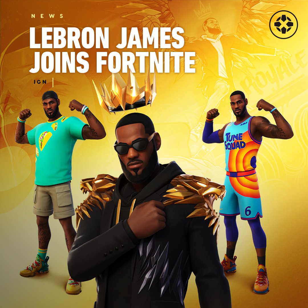 Tune Squad LeBron Fortnite wallpapers