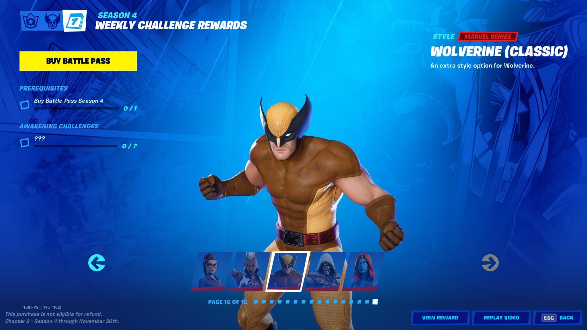 Wolverine Fortnite wallpapers