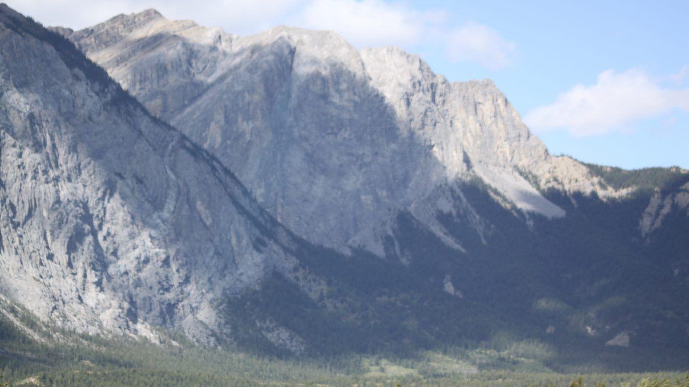 Mountains: Wrangell St Elias National Park Preserve Alaska Blue