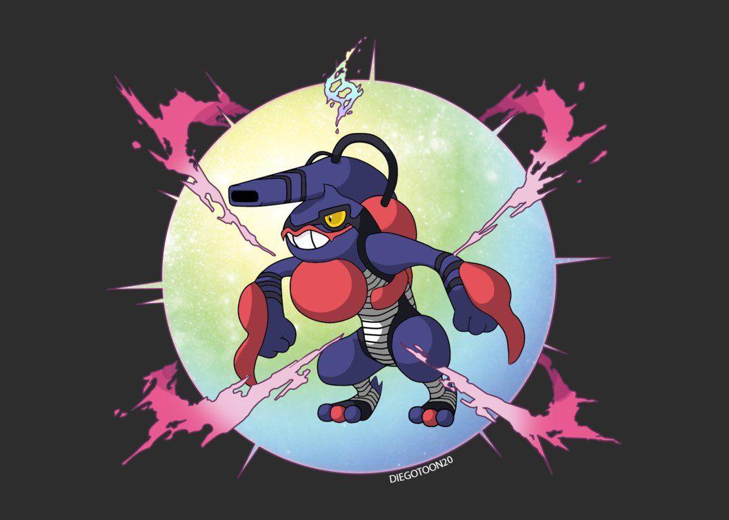 Pokemon Stellar Pearl: Mega Toxicroak by Diegotoon20