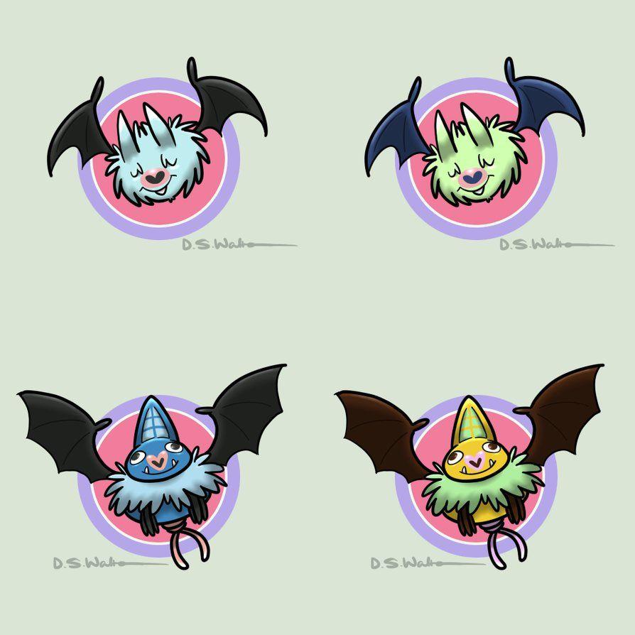 GDEA: Woobat and Swoobat by Waltonsaurus