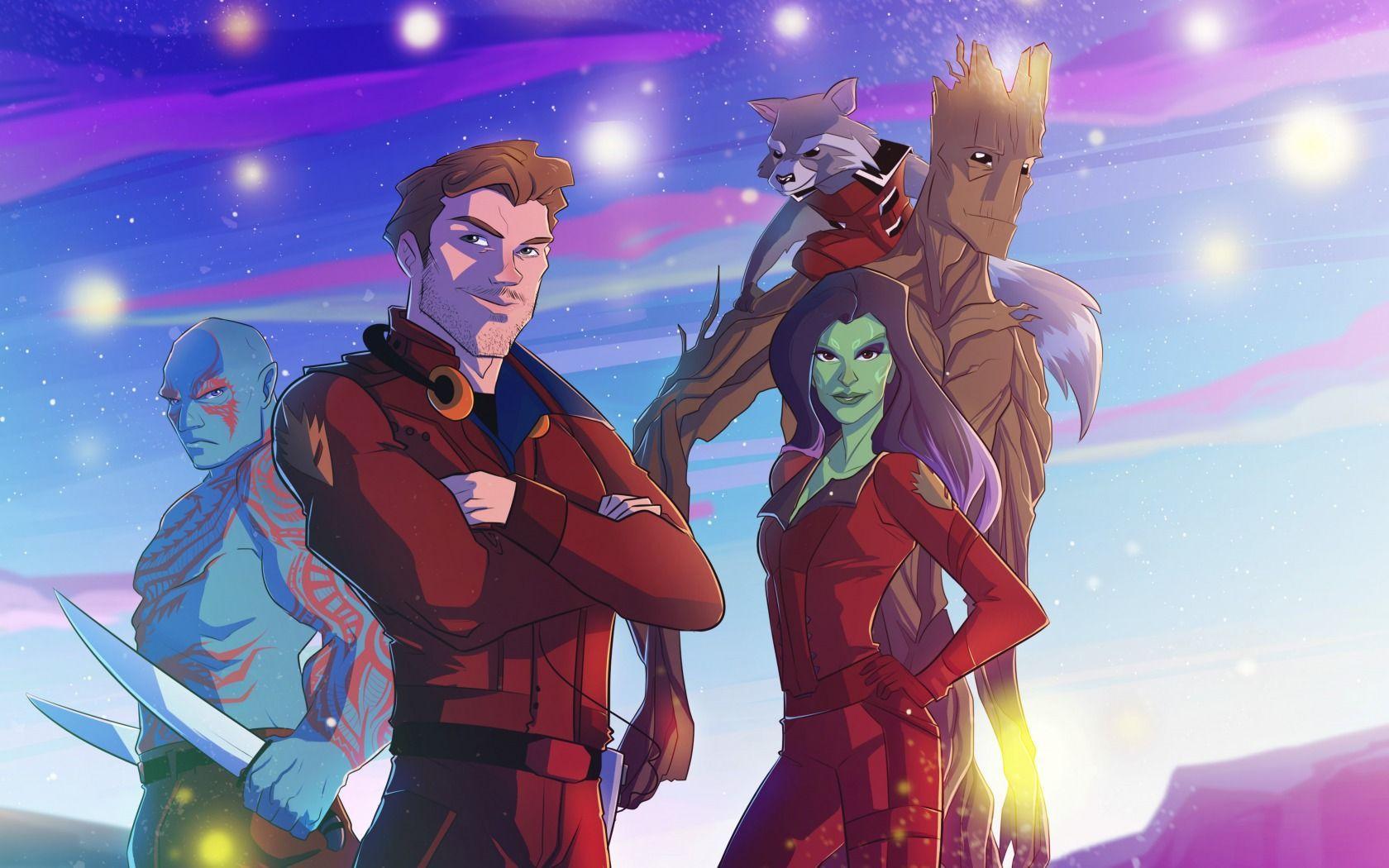 Wallpapers Guardians of the galaxy, Logo, Marvel, Star