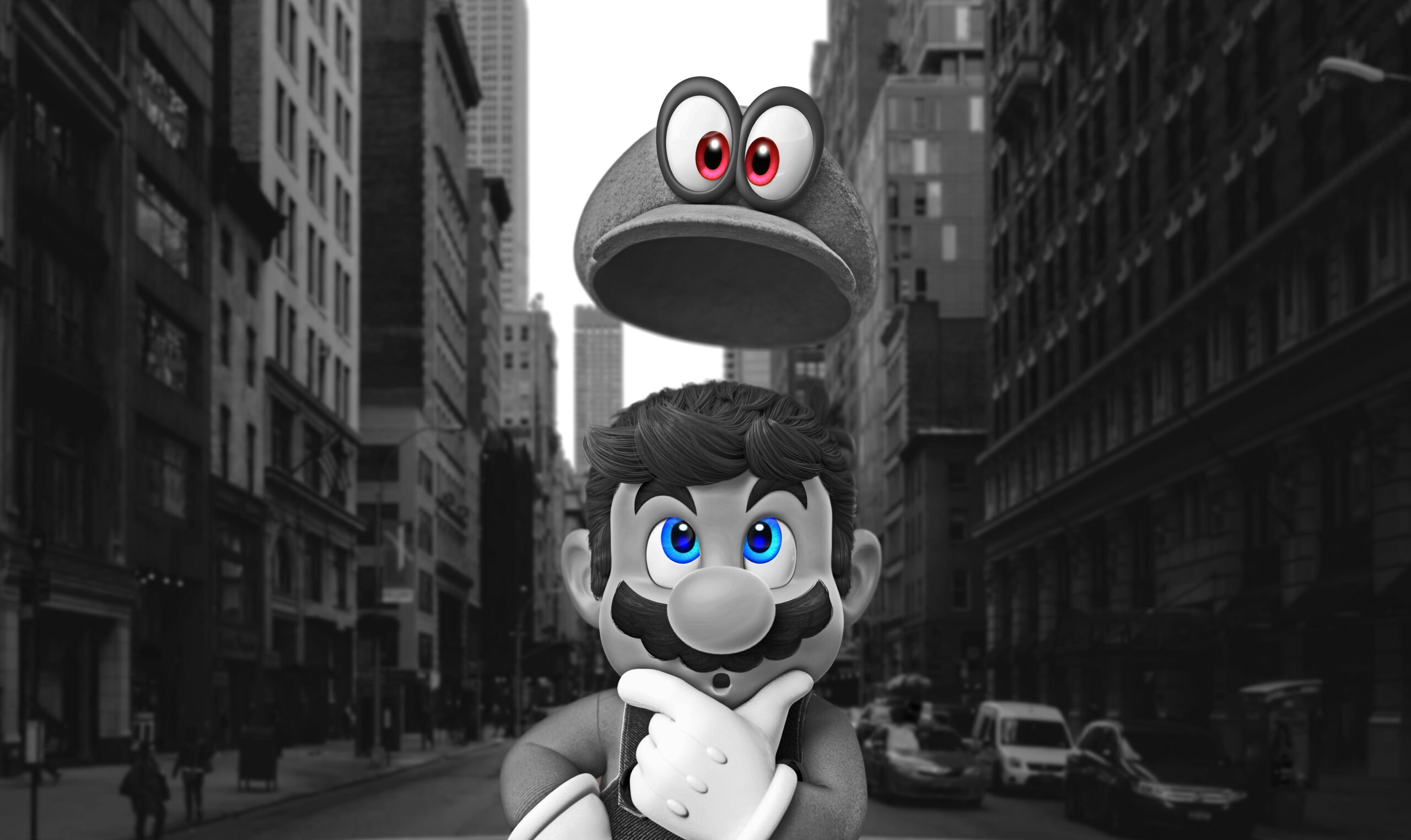 Saw Mario Odyssey and made a few Wallpapers…