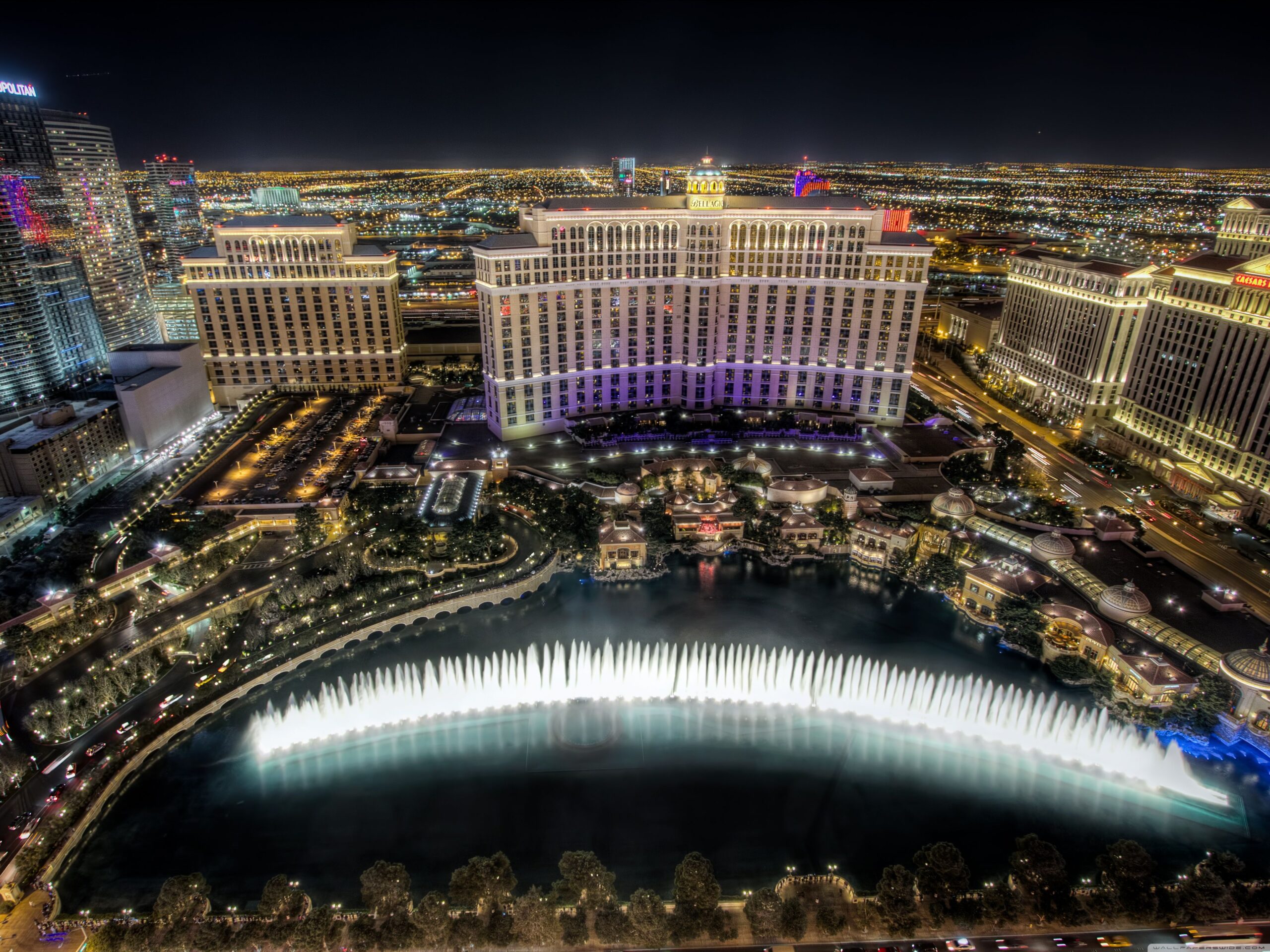 The Fountains at Bellagio HD desktop wallpapers : Widescreen : High