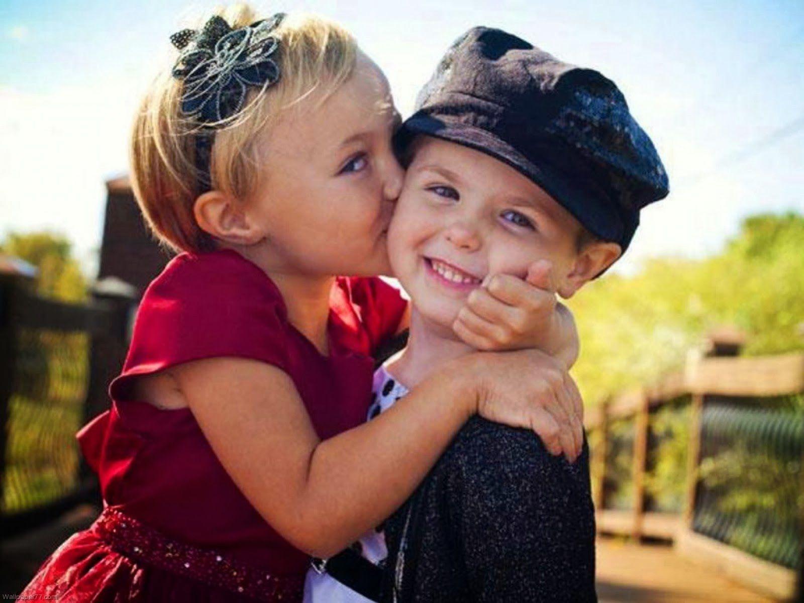 Full HD Cute baby kiss image download Wallpapers, Android