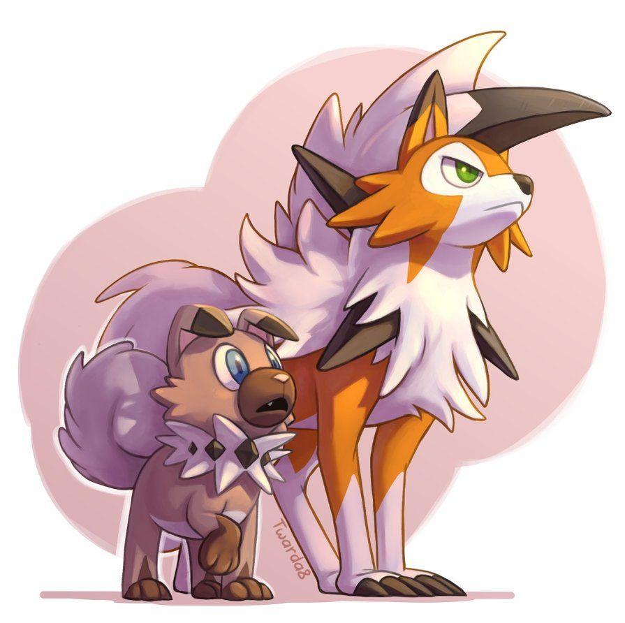 COM: Rockruff and Lycanroc by Twarda8.deviantart on @DeviantArt