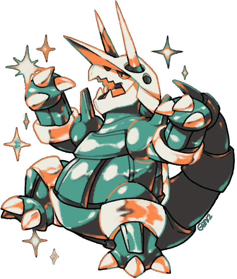 shiny aggron GBC devamp by MBLOCK