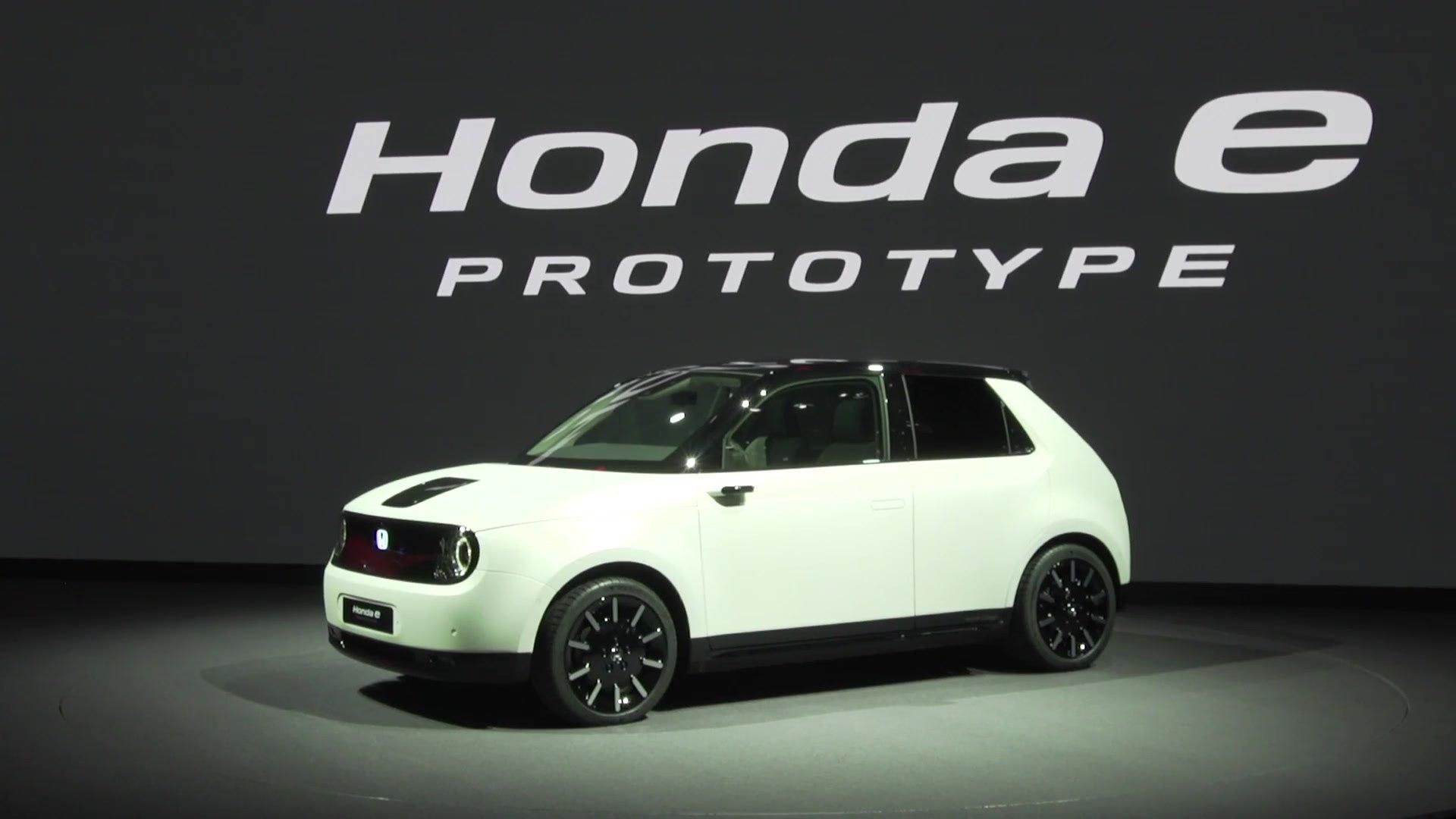 Honda E Prototype presented at the 2019 Geneva Motor Show