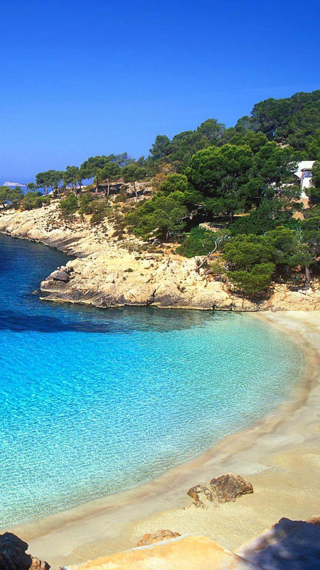 Ibiza Beach Landscape iPhone 6 Plus HD Wallpapers / iPod Wallpapers